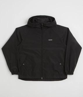 Snow Peak Light Mountain Cloth Zip Up Parka - Black hypoallergenic material Wind Safe