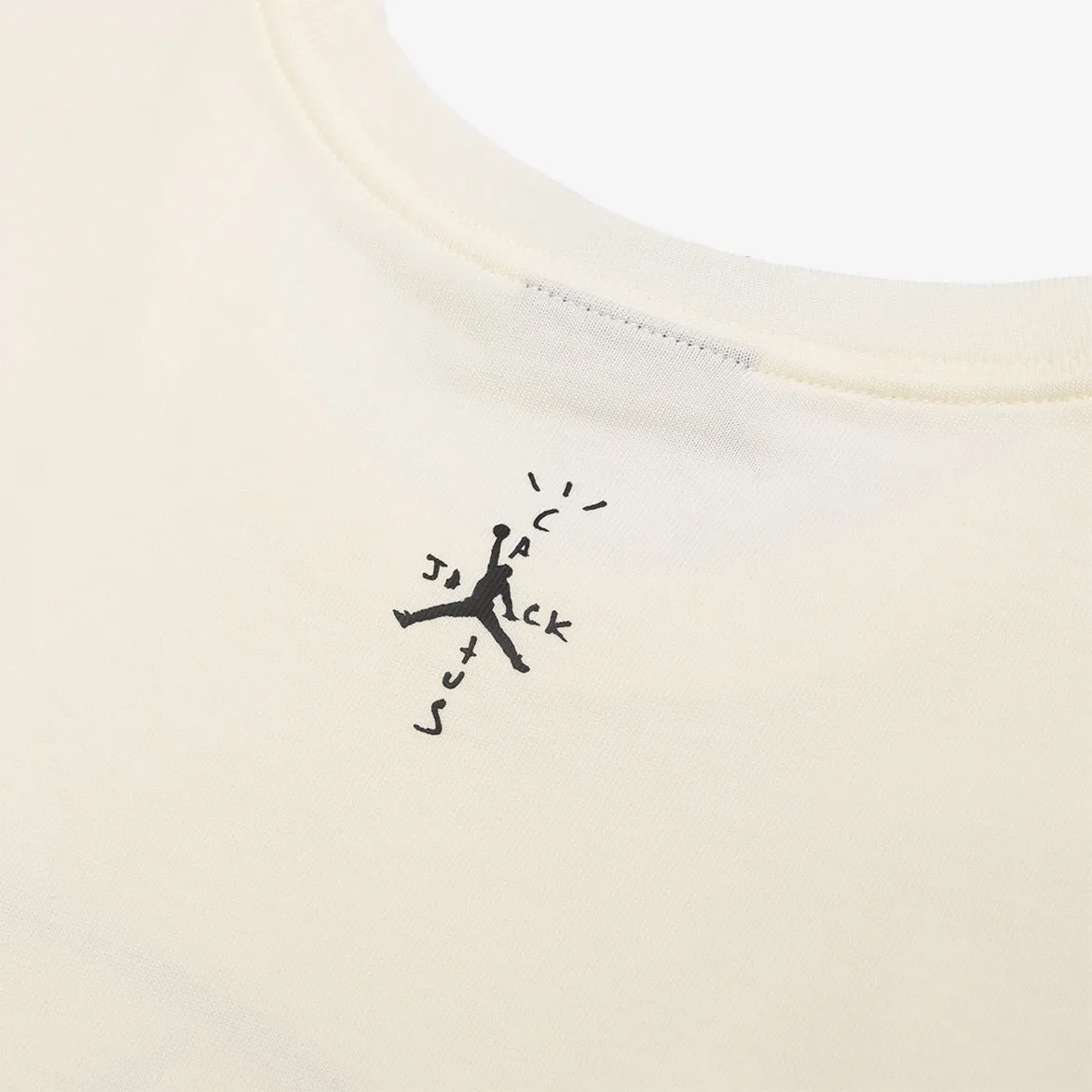 Silk Glow TRAVIS SCOTT X AIR JORDAN WMNS CROPPED TEE - SAIL