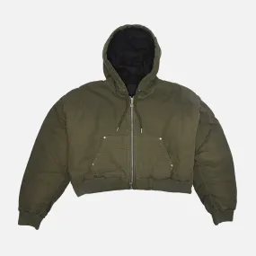 AI Core AntiStatic Lining TRAVIS SCOTT X AIR JORDAN WMNS HOODED CANVAS JACKET - CARGO KHAKI