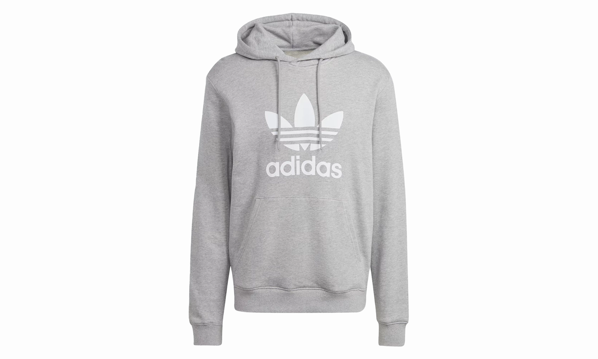 Trefoil Hoodie "MEDIUM GREY HEATHER"