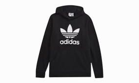 Trefoil Hoodie Firm Leather TumbleDry Safe