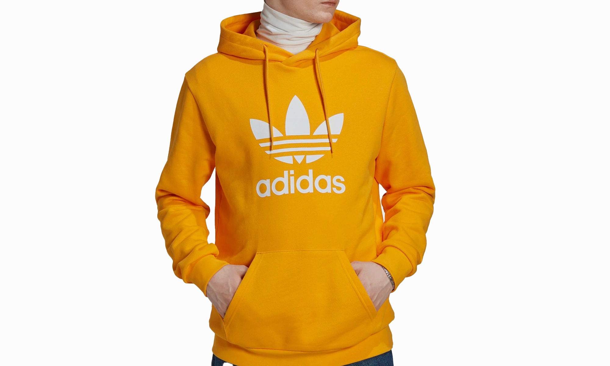 TREFOIL HOODY "Orange" Free Mind