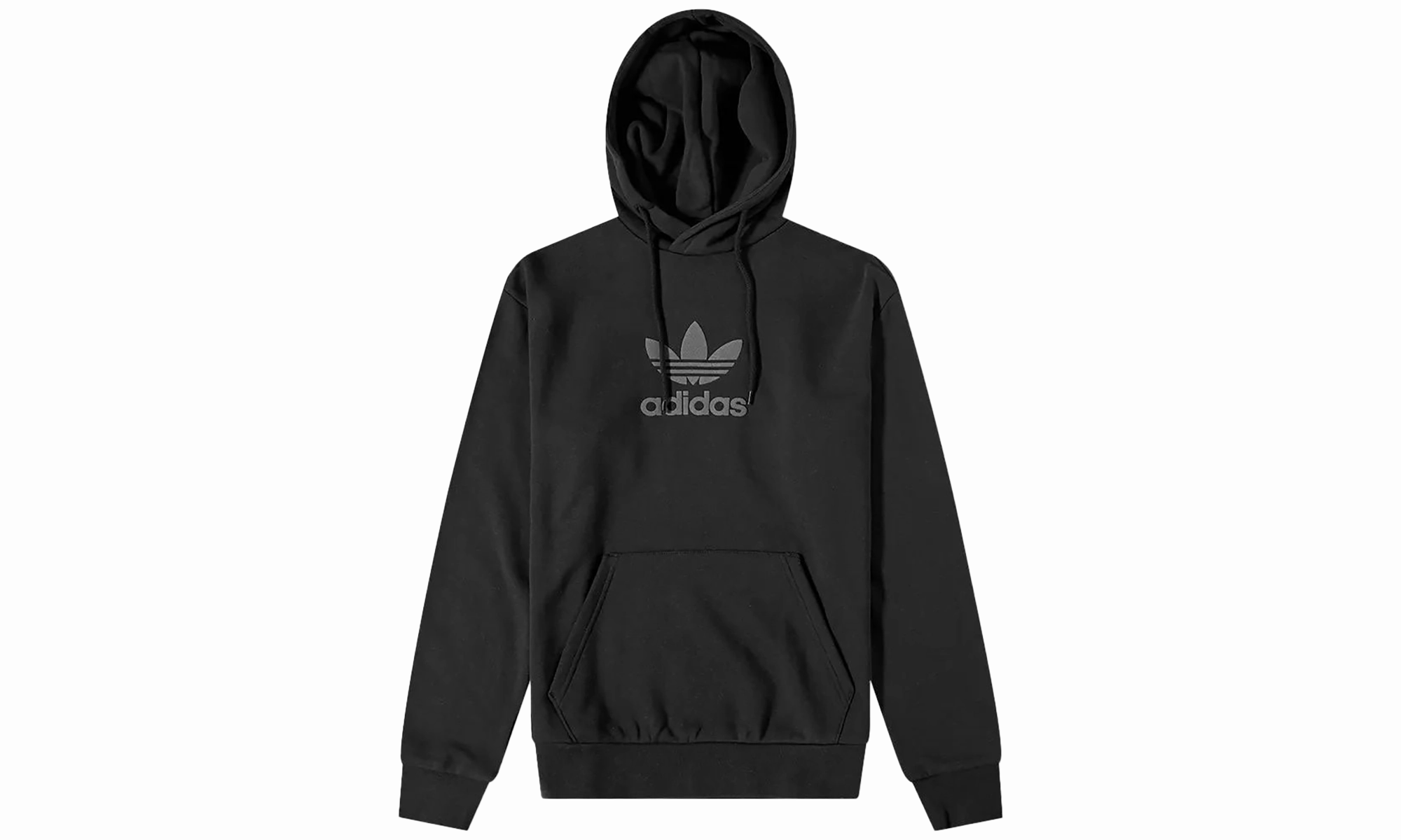 Trefoil Series Street Hoodie "Black" UVProtection Coating SkinFriendlyElastic