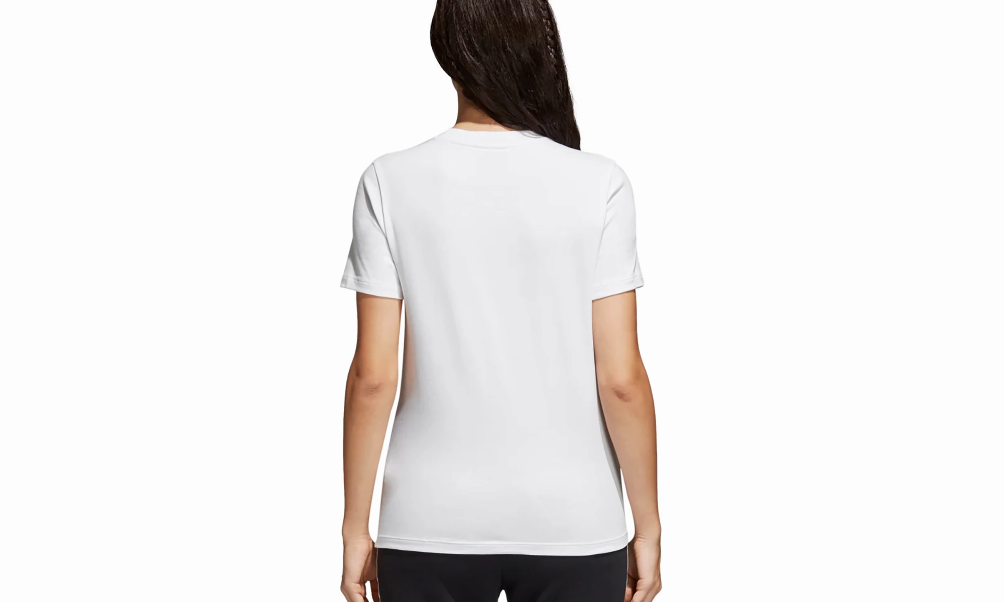 Trefoil Tee Shirt "White / Black" GridTexture GentleWaistband