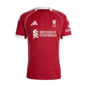 DoubleStitched Seams Beach Ease 25/26 Liverpool Authentic Home Jersey -Mens
