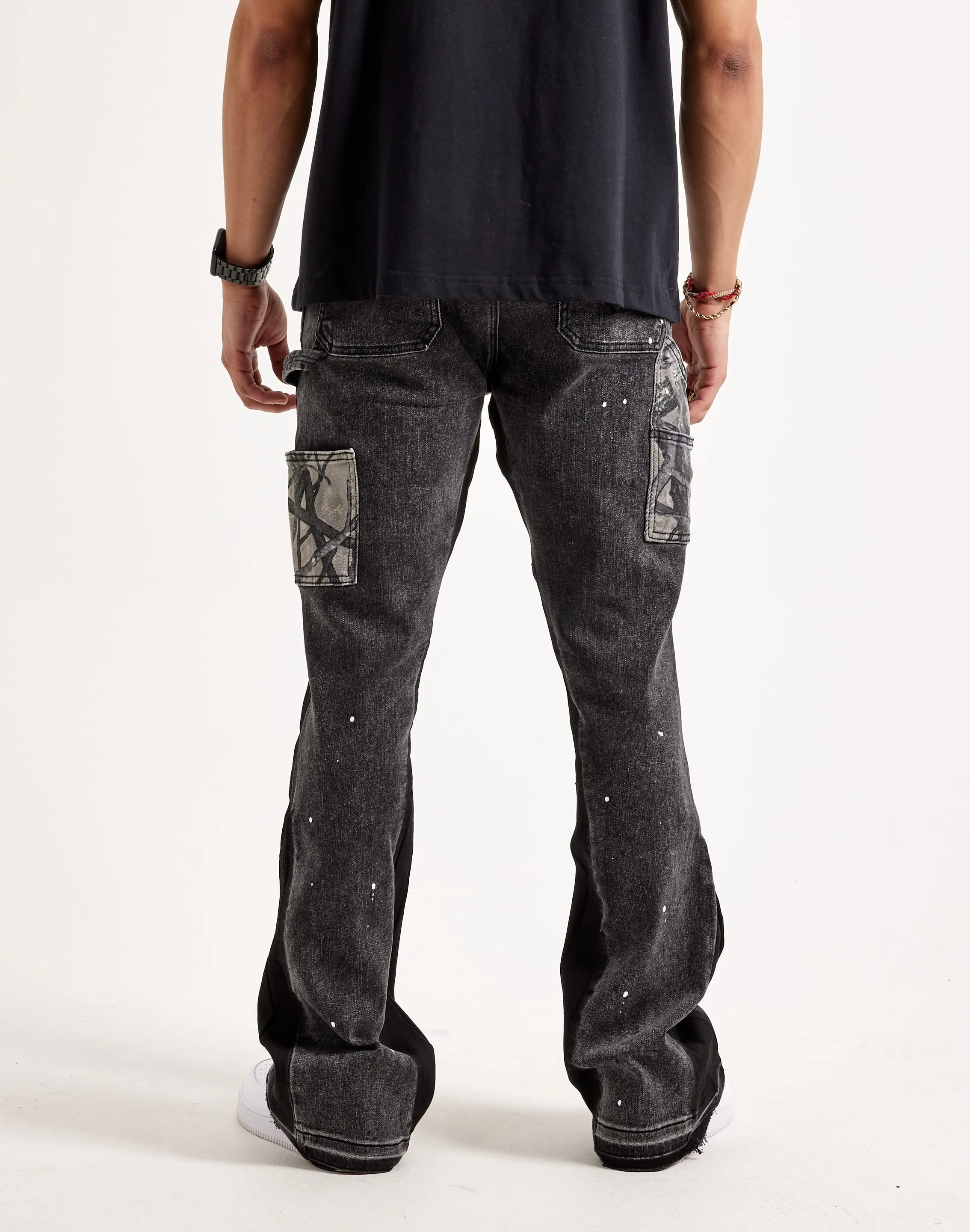 AdaptiveFit HighCollared Design EPTM Camo Pocket Flared Pants