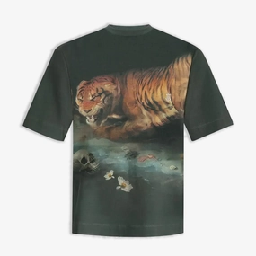 MatteFinishTexture ALMOST GODS | THE FOUR CONTINENTS TEE { MULTI