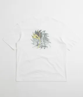 Poetic Collective Space T-Shirt - White tunic silhouette