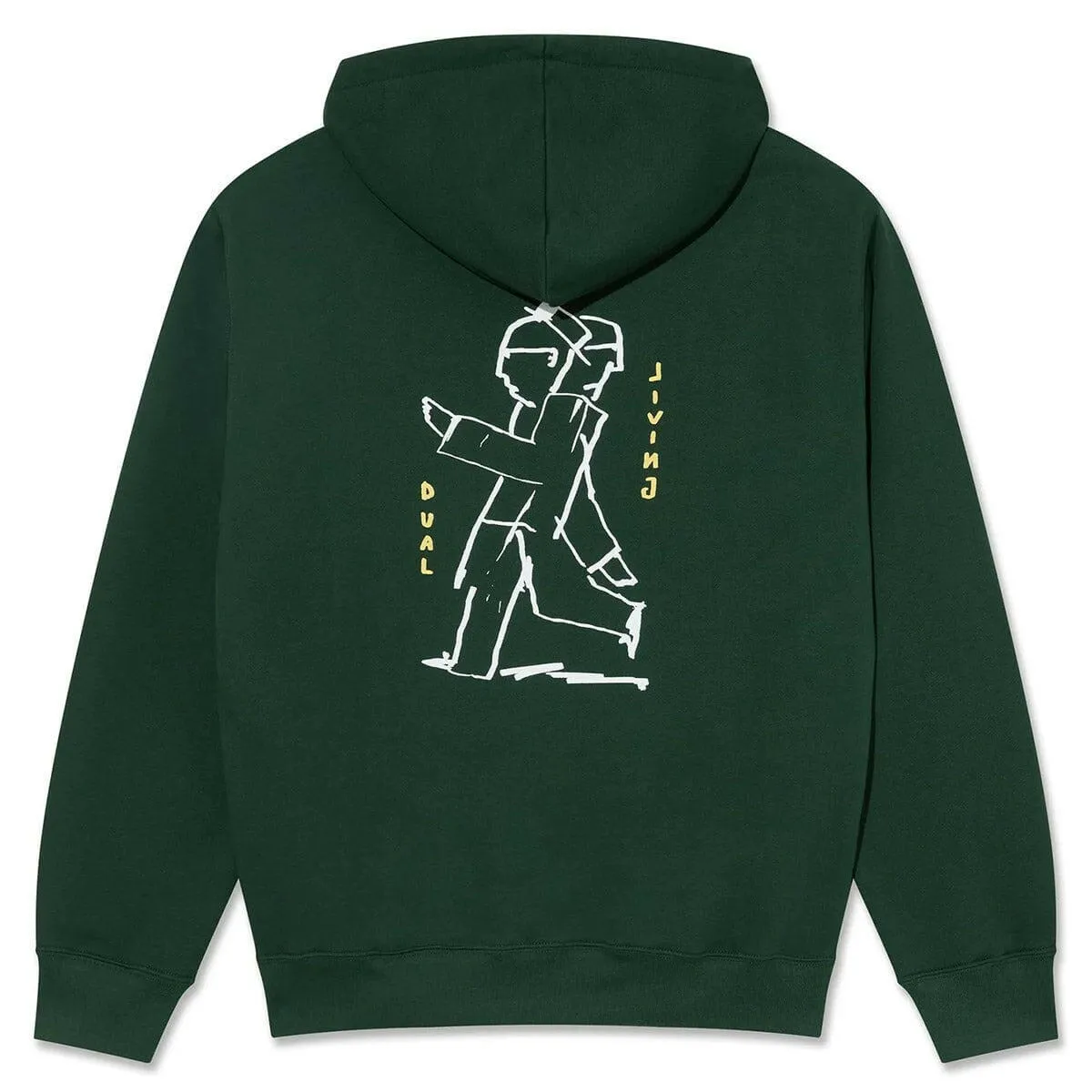 Polar - Dual Living Dave Hoodie Dark Green Trend Sense Taped Shoulder Seams