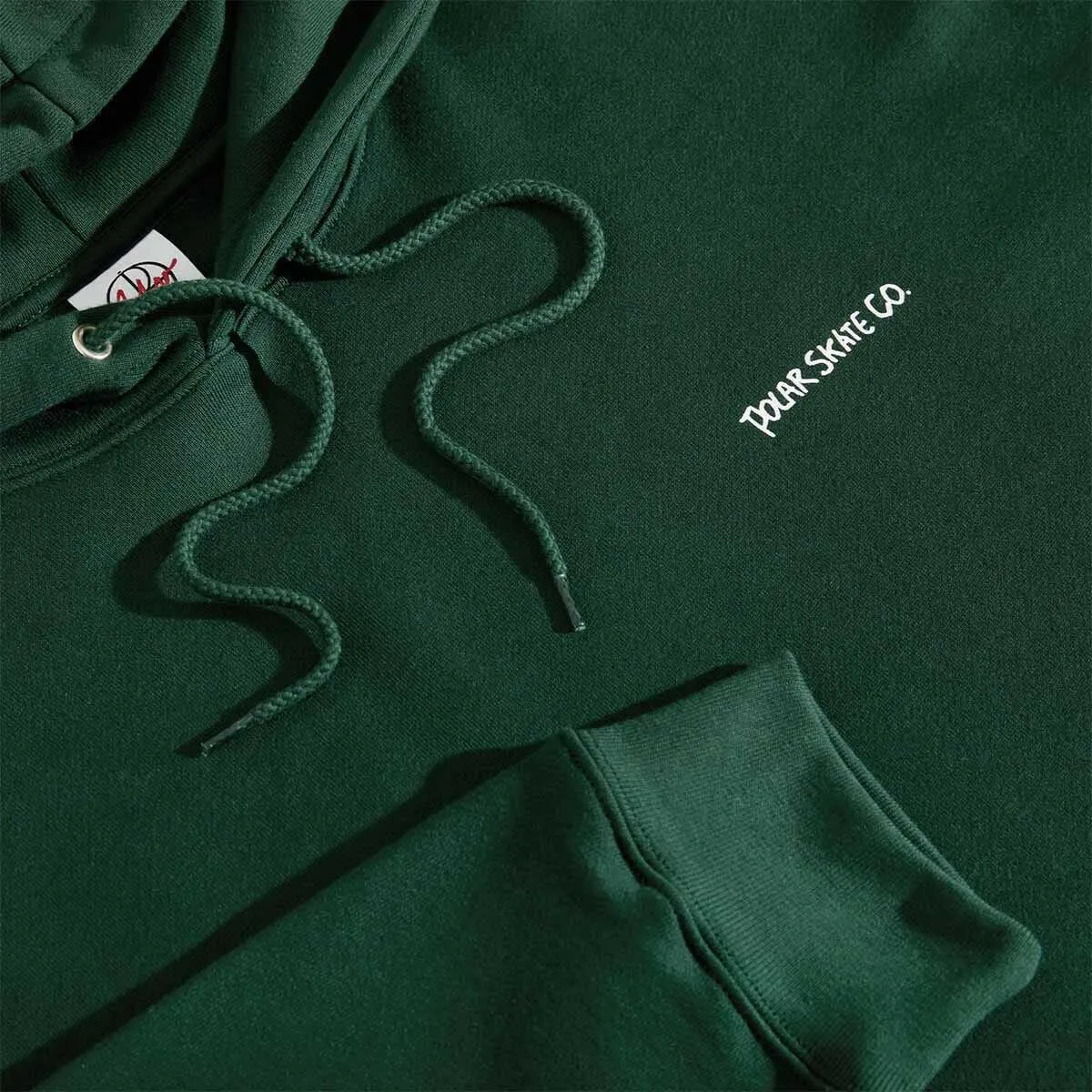 Oversized Silhouette fleece material Polar - Dual Living Dave Hoodie Dark Green
