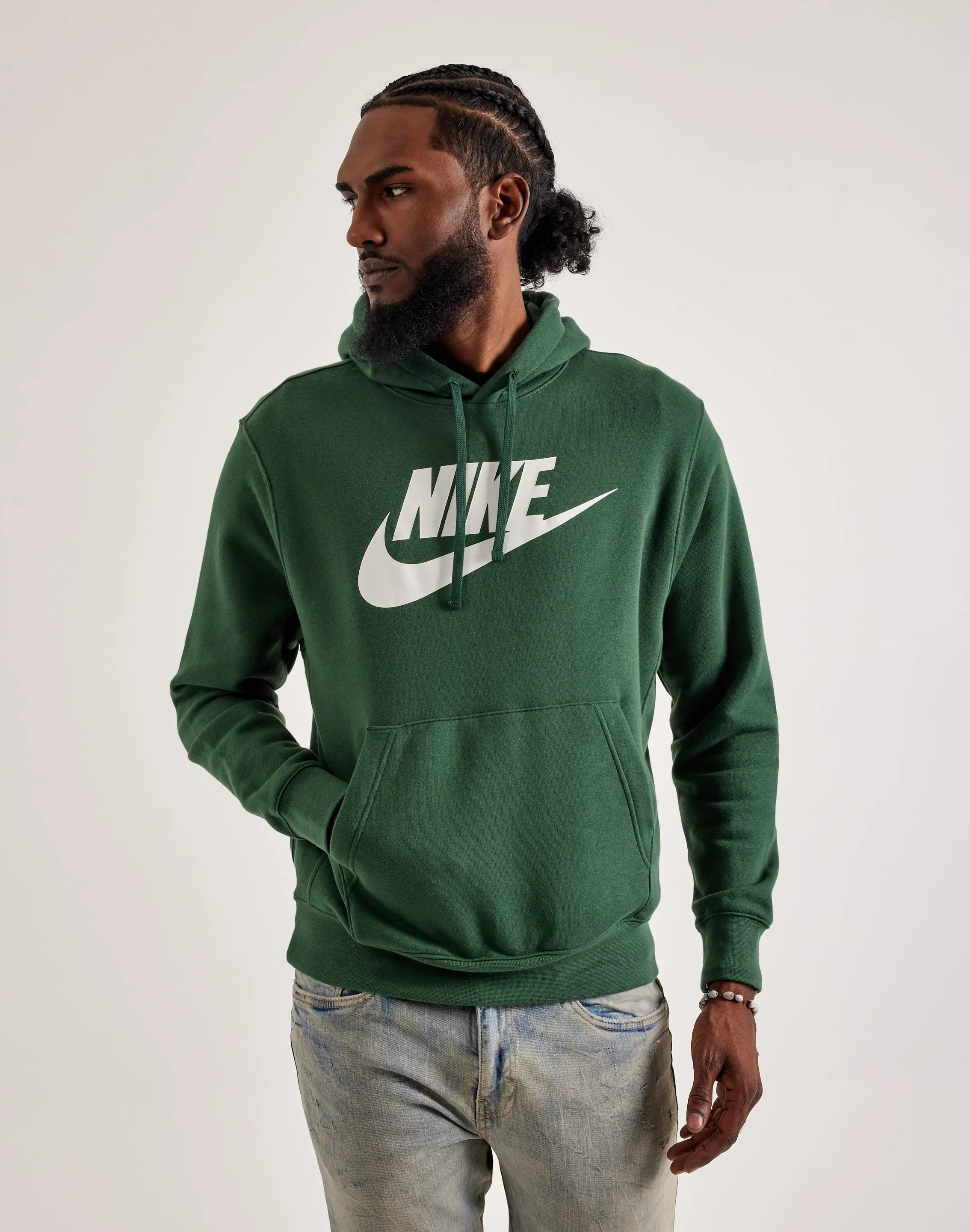 Weather Guard Repair Fit Nike Club Fleece Graphic Pullover Hoodie