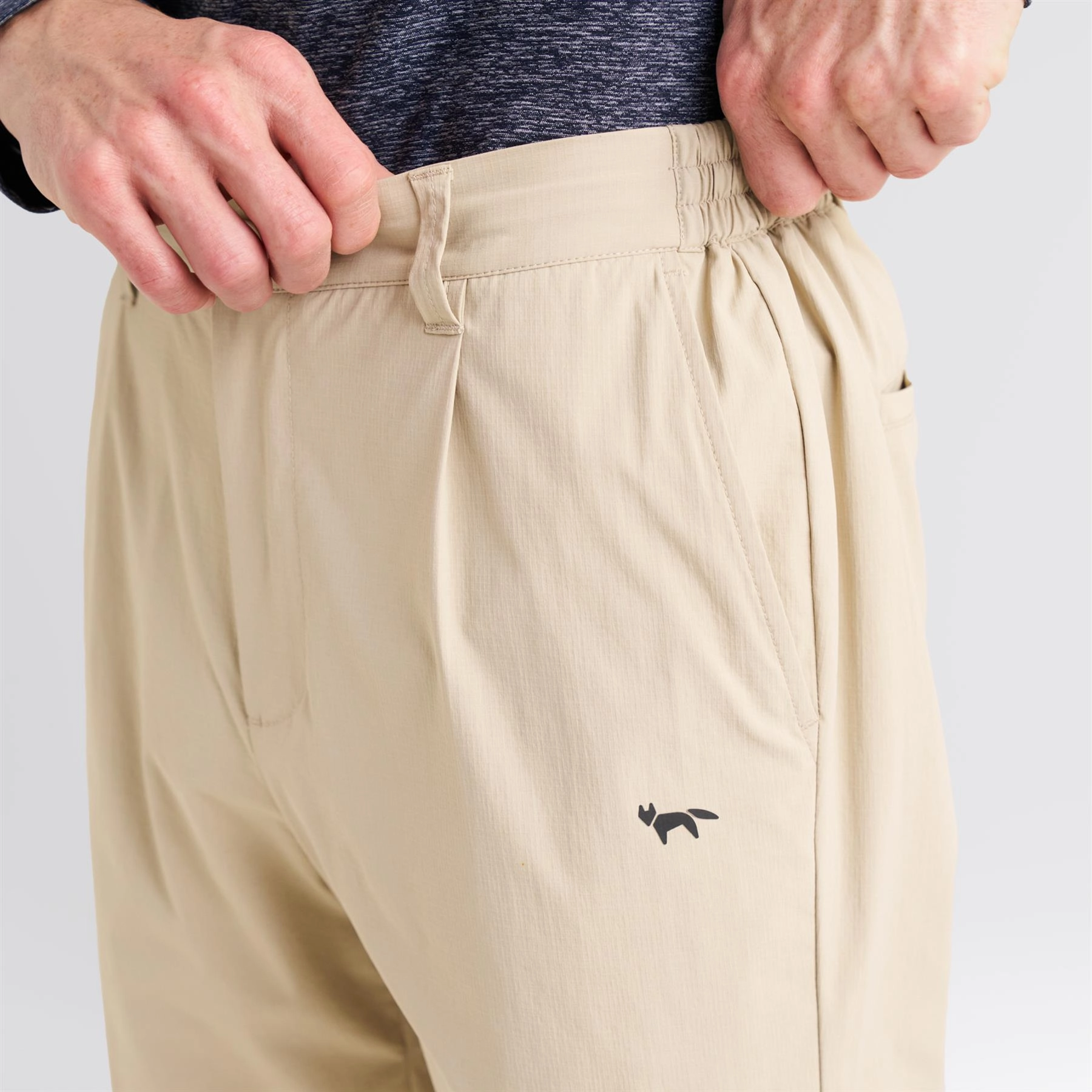Cap Golf Stretch Shorts Beige