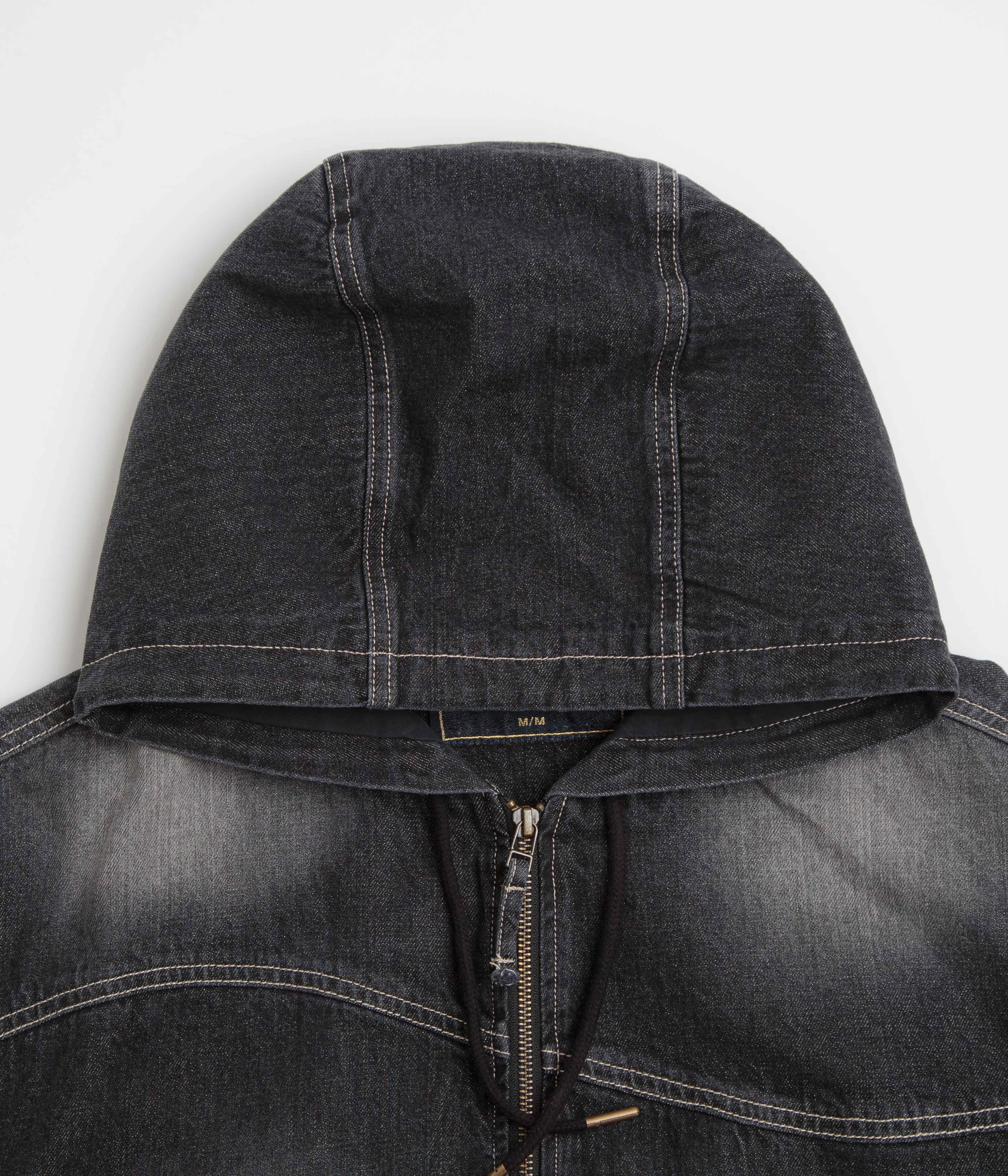 Grow Neutral Style Dime Hooded Utility Jacket - Sandblasted Black