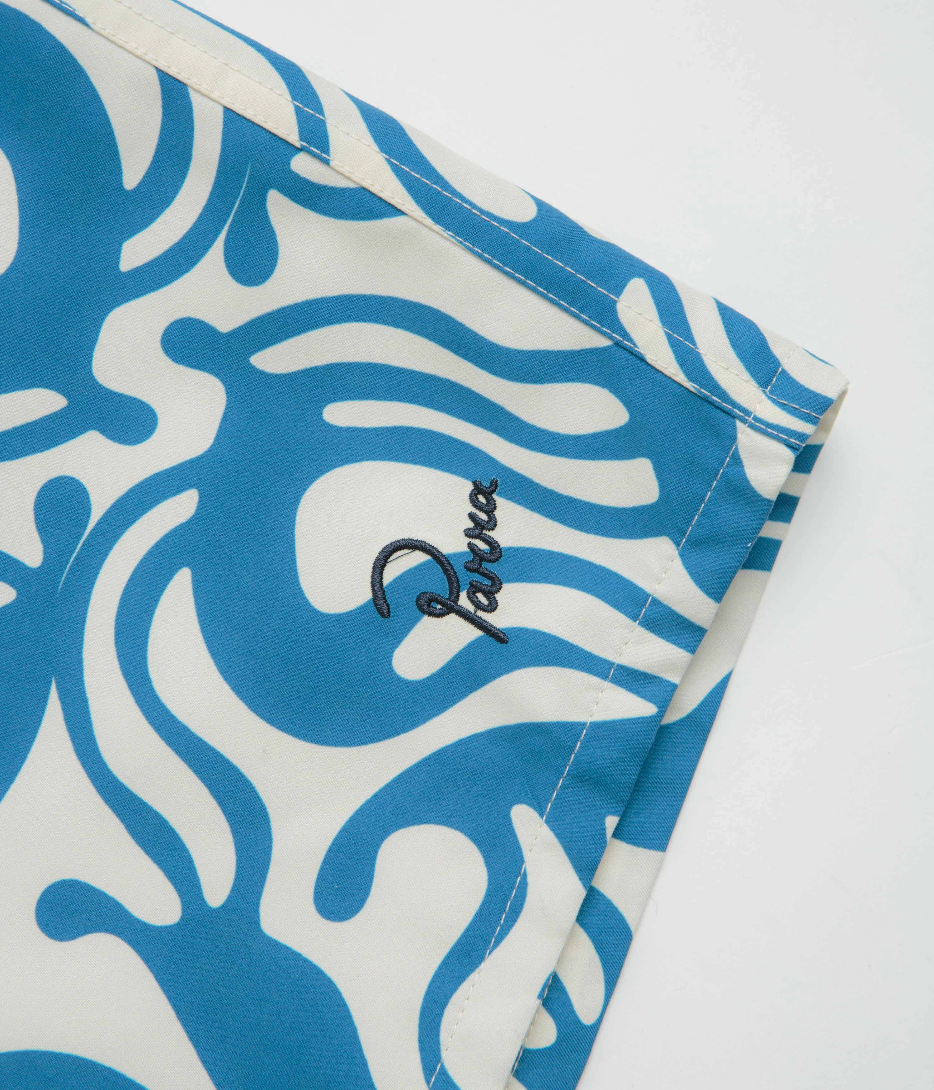 Ultra Soft Lining by Parra The Blob Swim Shorts - Blue