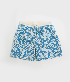 Sweat Resistant Fabric new semester by Parra The Blob Swim Shorts - Blue