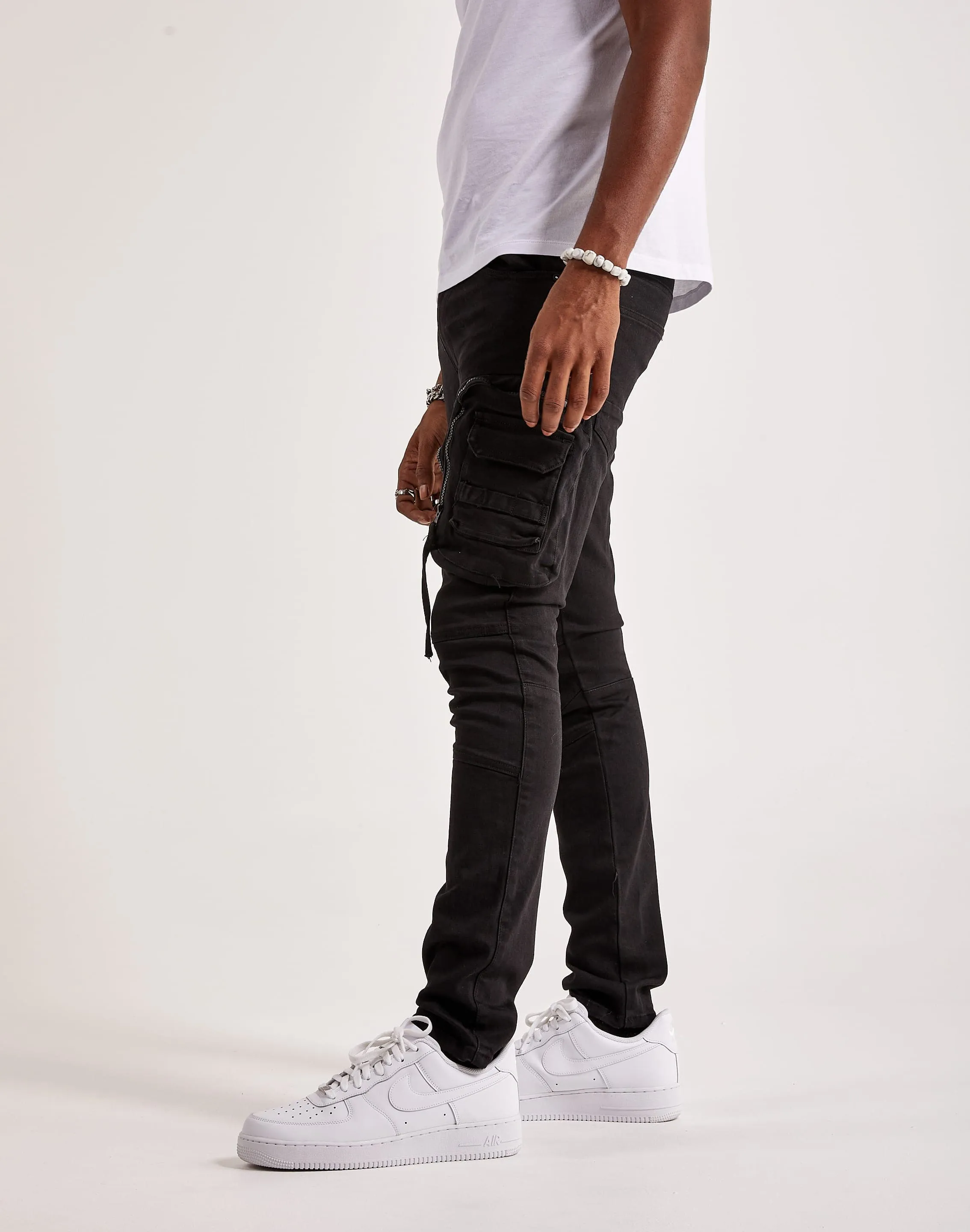 AllSeasonWear Smoke Rise Twill Slim Tapered Cargo Pants