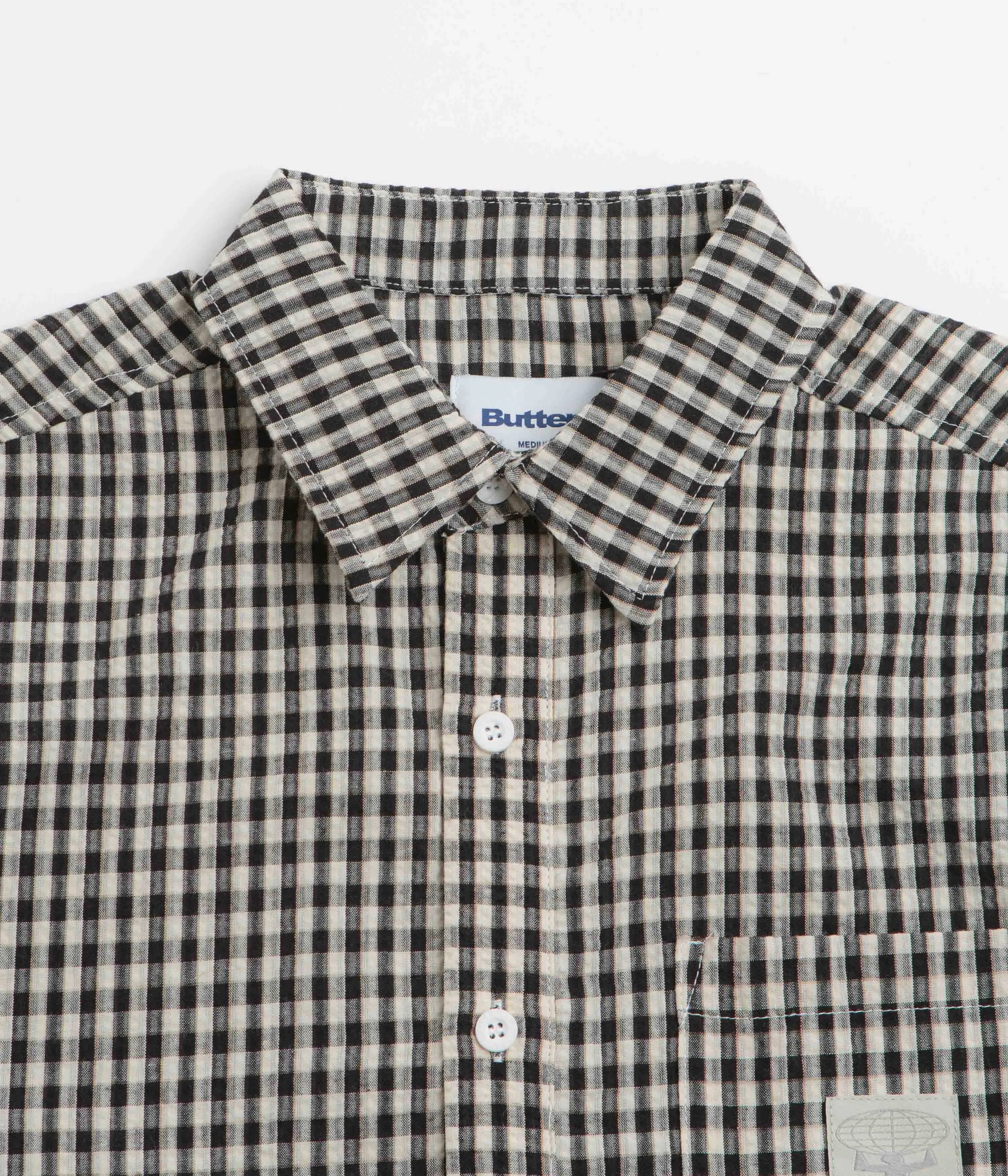 Seasonal Fashion Butter Goods Equipment Short Sleeve Shirt - Black