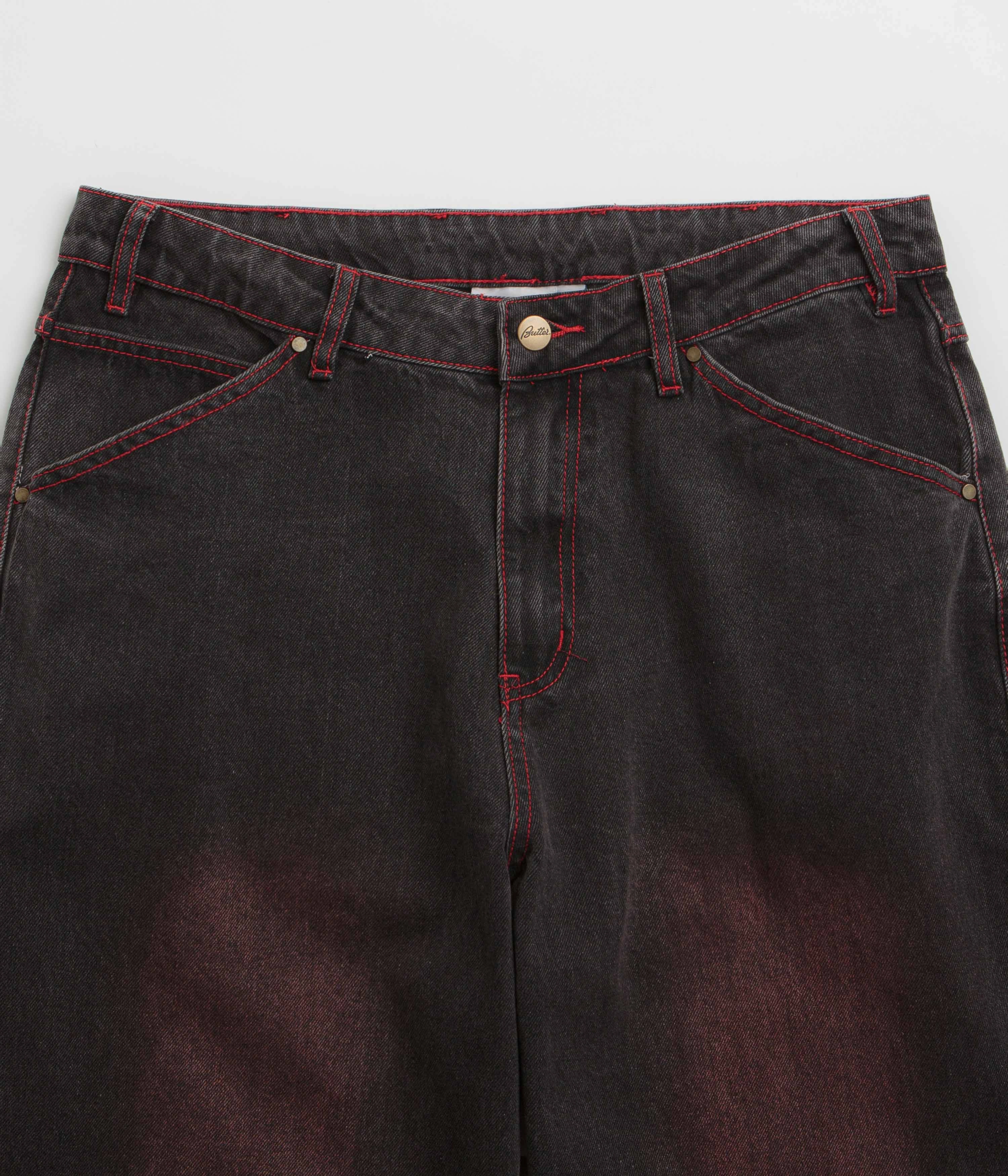 Butter Goods Encounter Jeans - Tinted Washed Black SlimFit