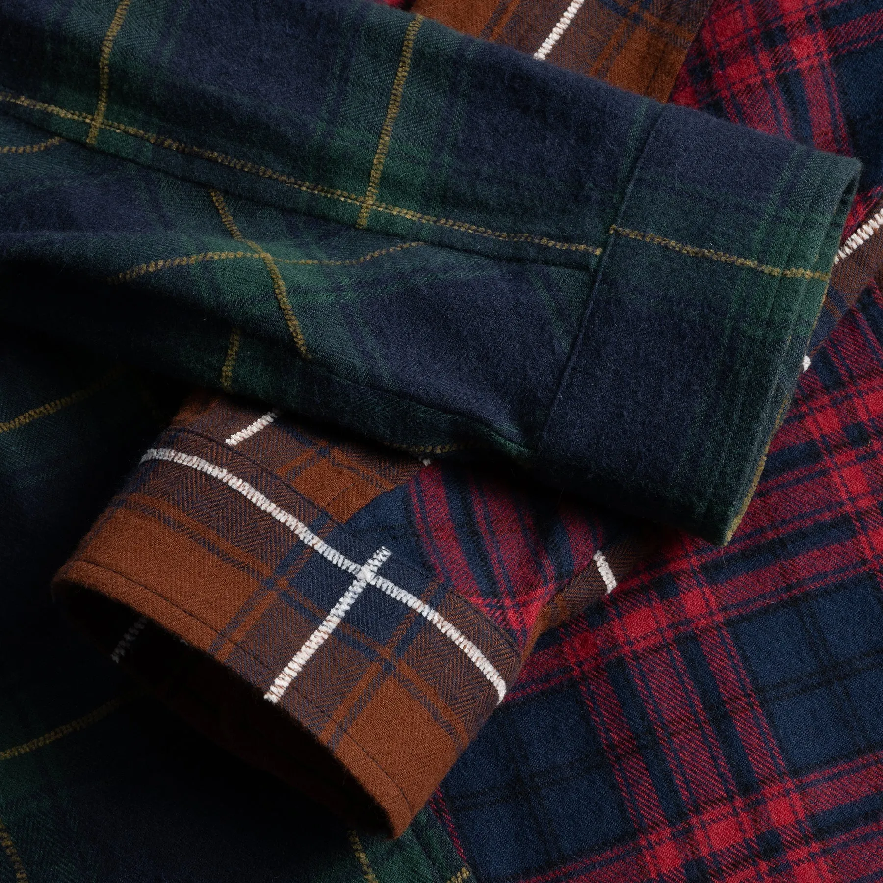 TRIPLE PLAID SHIRT - MULTI Bold Core SoftTouch