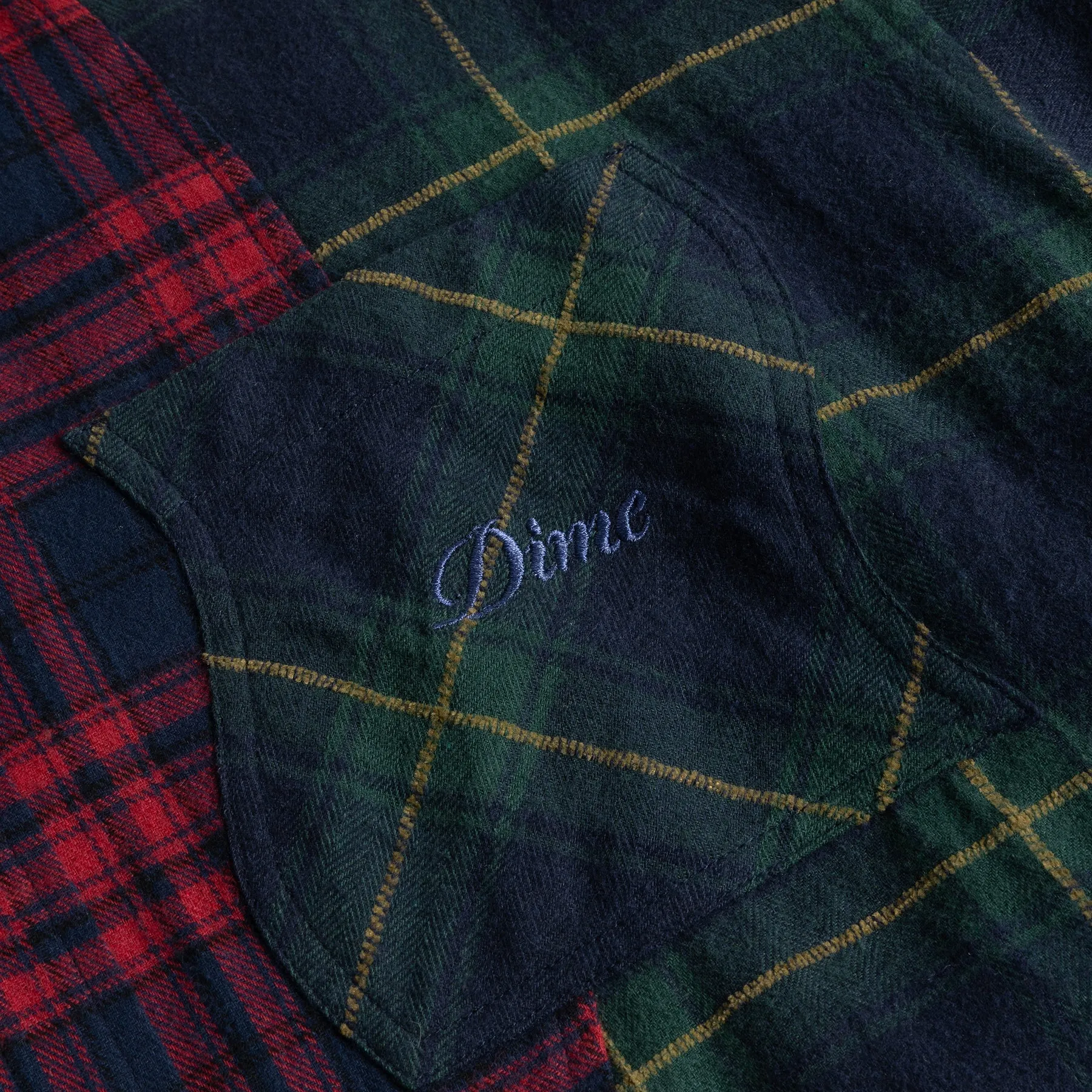 TRIPLE PLAID SHIRT - MULTI Durable Reinforcements