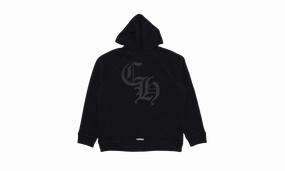 Triple Cross Nylon CH Logo Seven-11 Hoodie "Black"