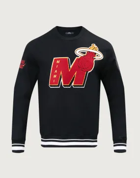 Pro Standard NBA Miami Heat Mashup Rib Crewneck Clean Fit Kid Play