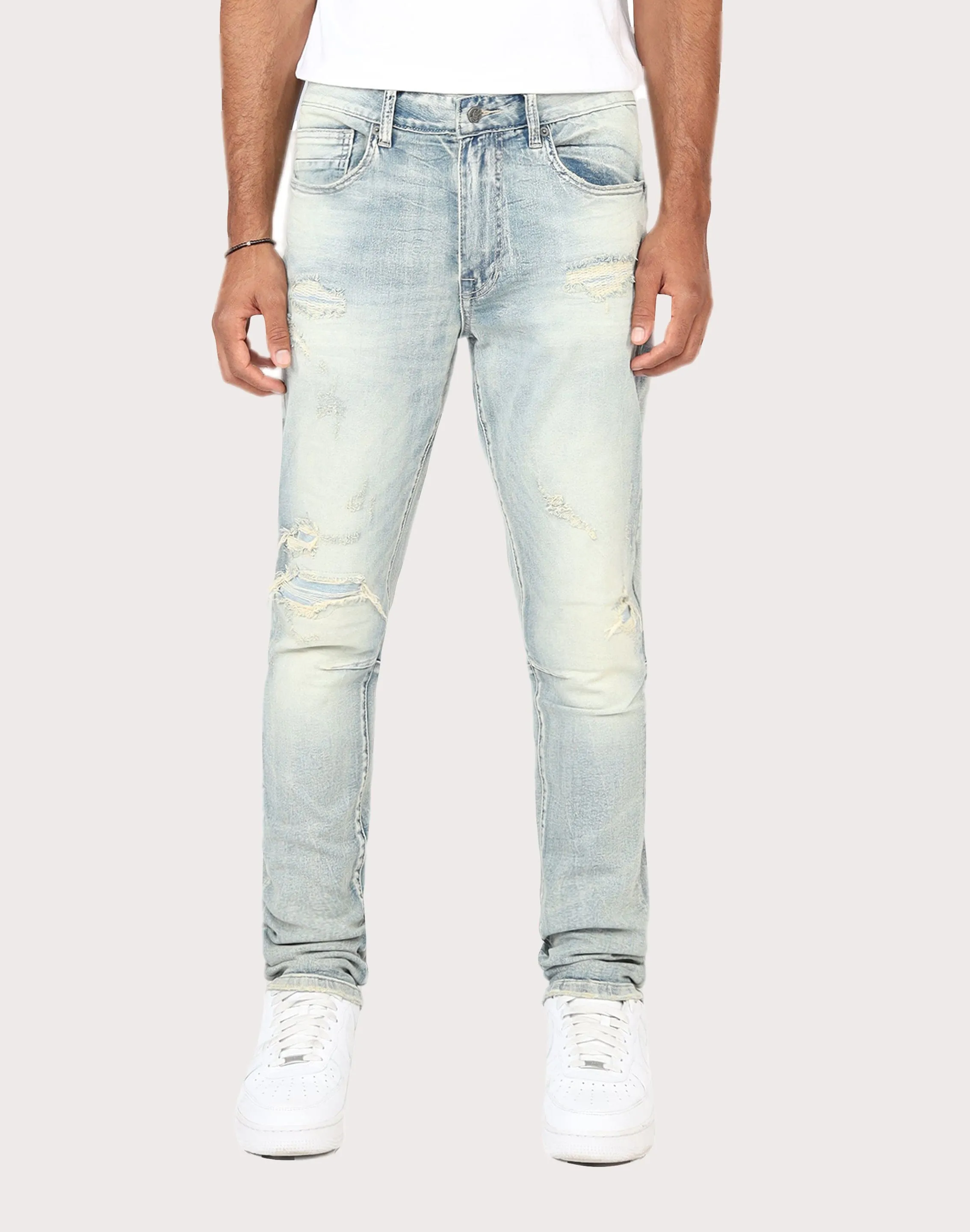 Stretch Ease Grindhouse Slim Fit Taper Vintage Denim Jeans