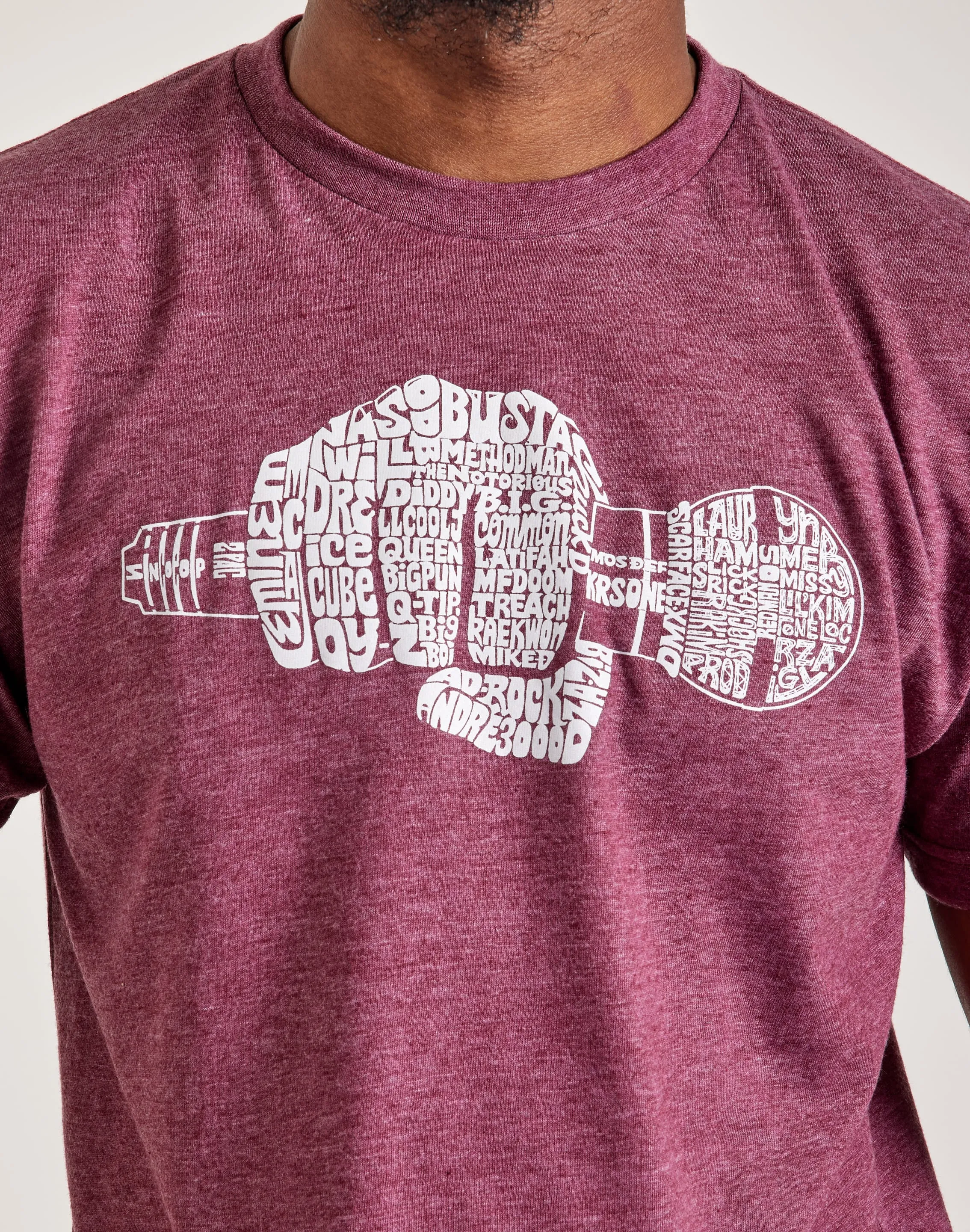 LA Pop Art Word Art '90s Rappers Tee french chic Farm Glow