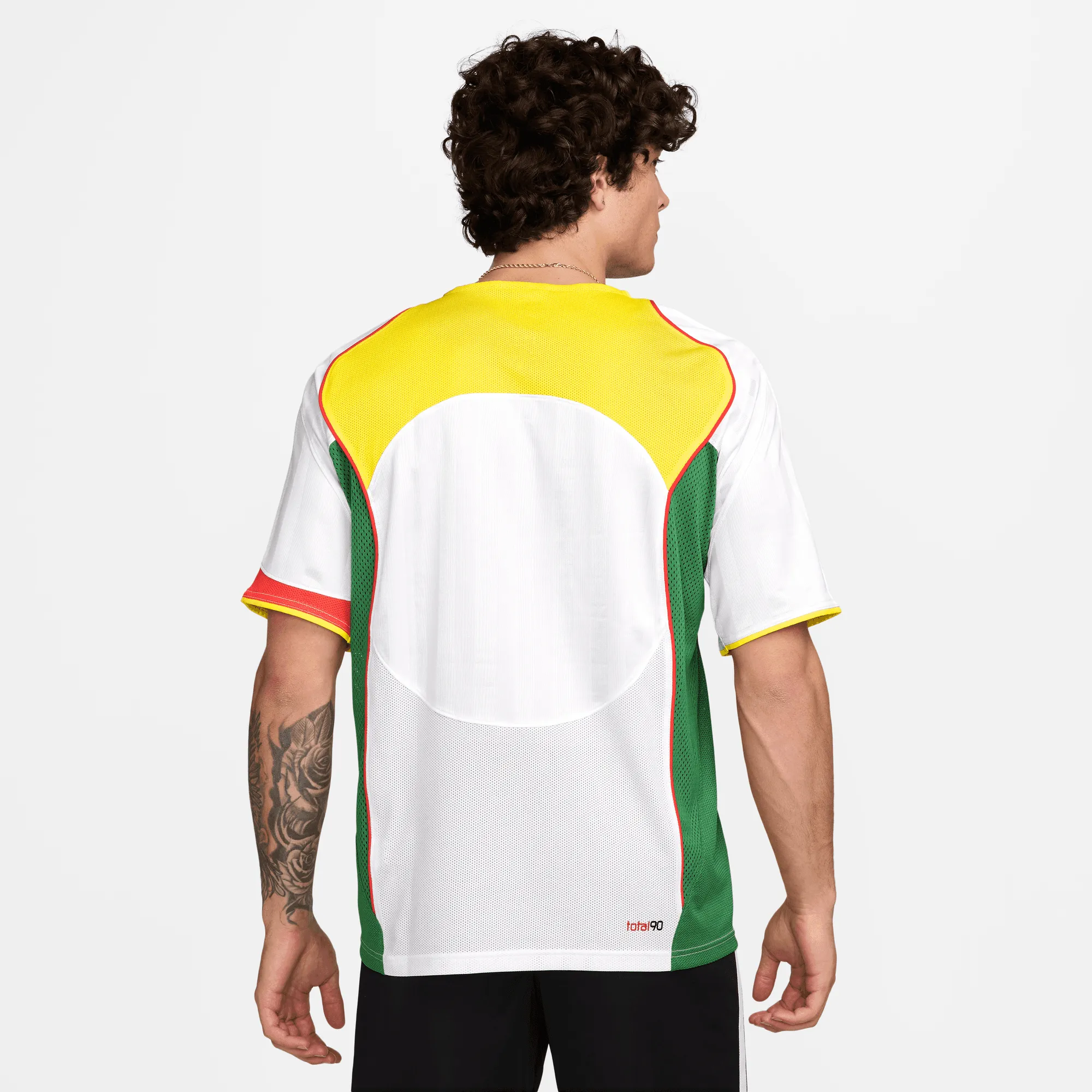 TOTAL 90 DRI-FIT SOCCER JERSEY - WHITE / OPTI YELLOW Cultural Fit