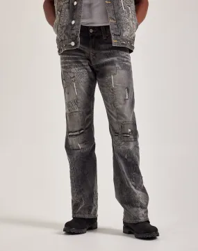 True Religion Bad Weather Joey Stacked Pocket Jeans Metro Mode HighElasticity