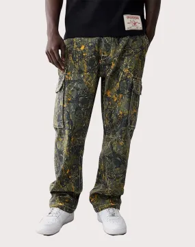 True Religion Buddha Camo Big T Cargo Pants QuickReleaseFastenings