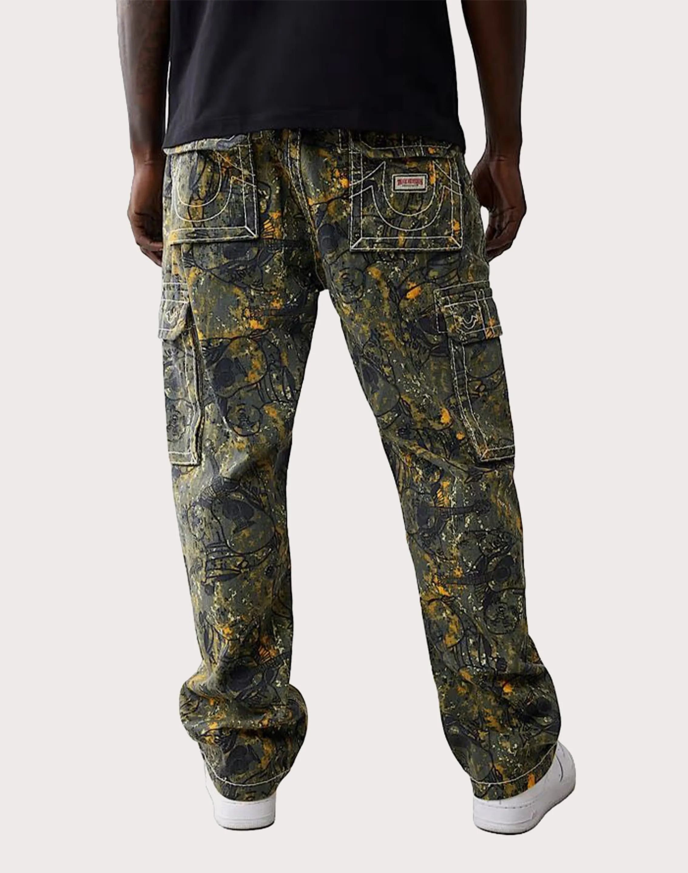 New Day MinimalistDesign True Religion Buddha Camo Big T Cargo Pants
