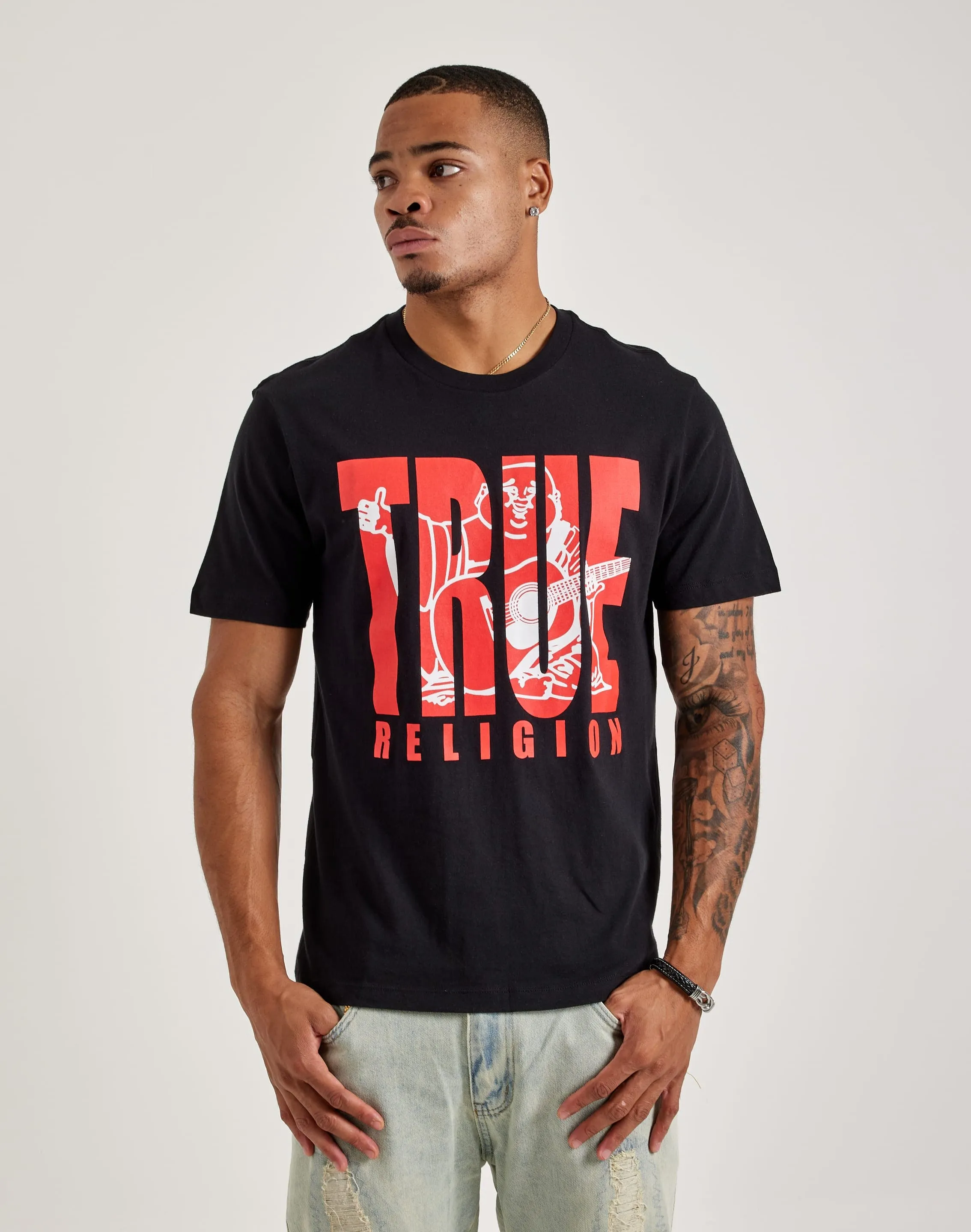 TensionAdjustedWaistband True Religion Buddha Tee