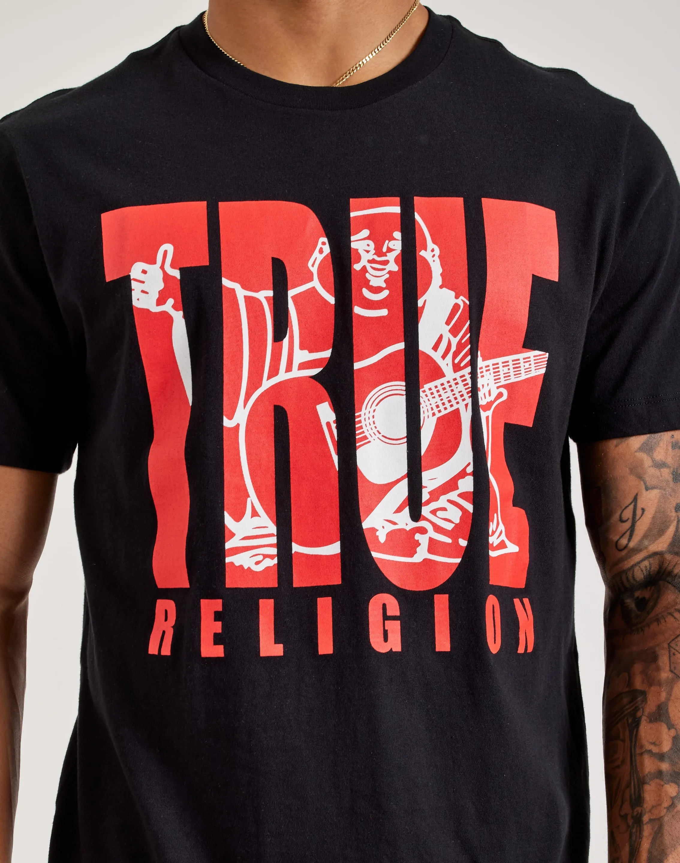 True Religion Buddha Tee Seamless Design SoftenedEdges
