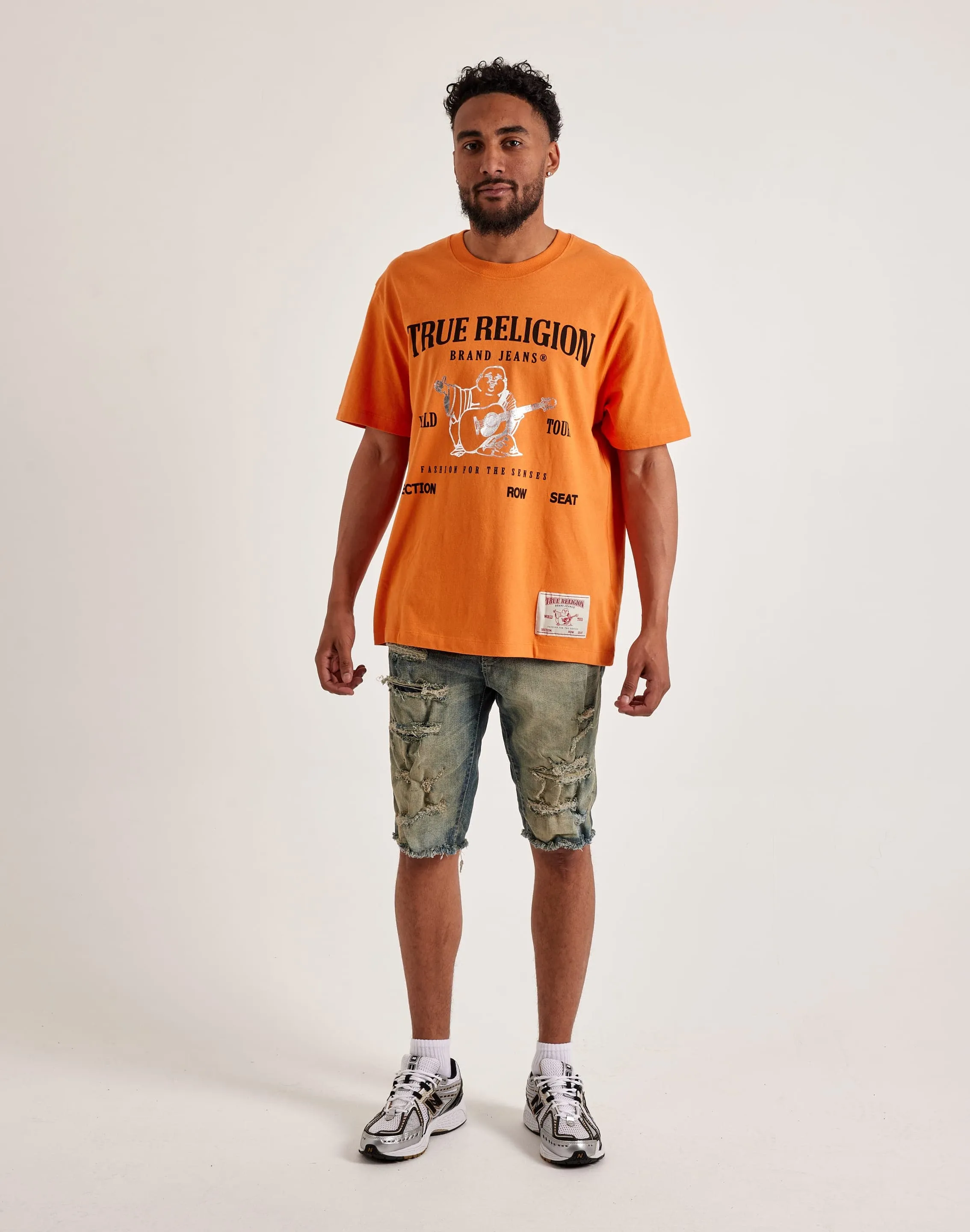 Adjustable drawstring Walk Mood True Religion Buddha Tee