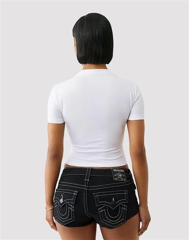True Religion Crystal Leopard Tee Strong Glow Legend Fit
