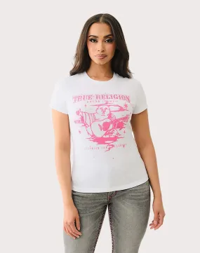 True Religion Crystal Logo Buddha Tee Saga Fit