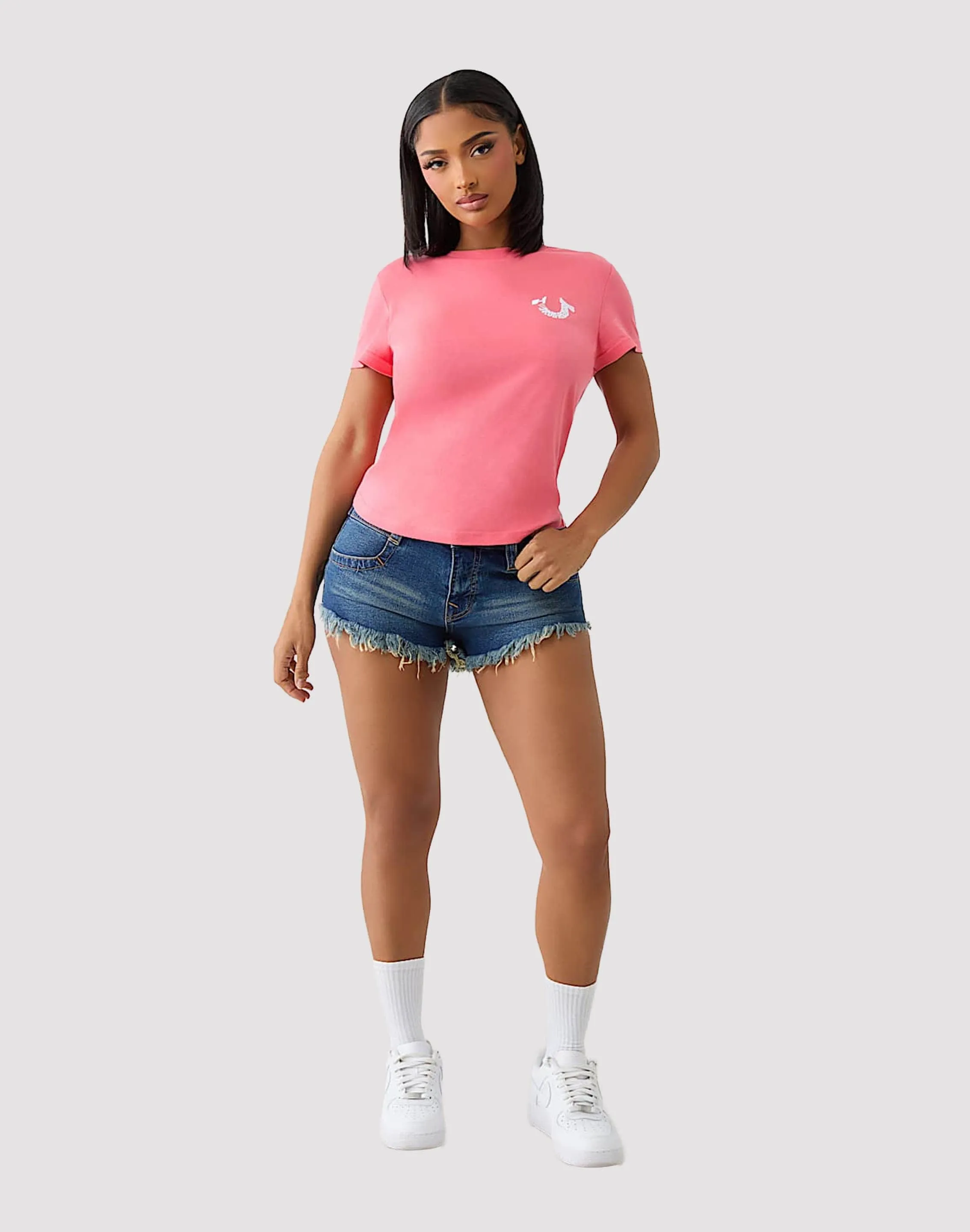 Sprint Fit Durable Construction True Religion Embroidered Logo Tee