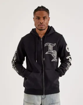 Sheer Fit Mind Glow True Religion Full-Zip Fleece Hoodie