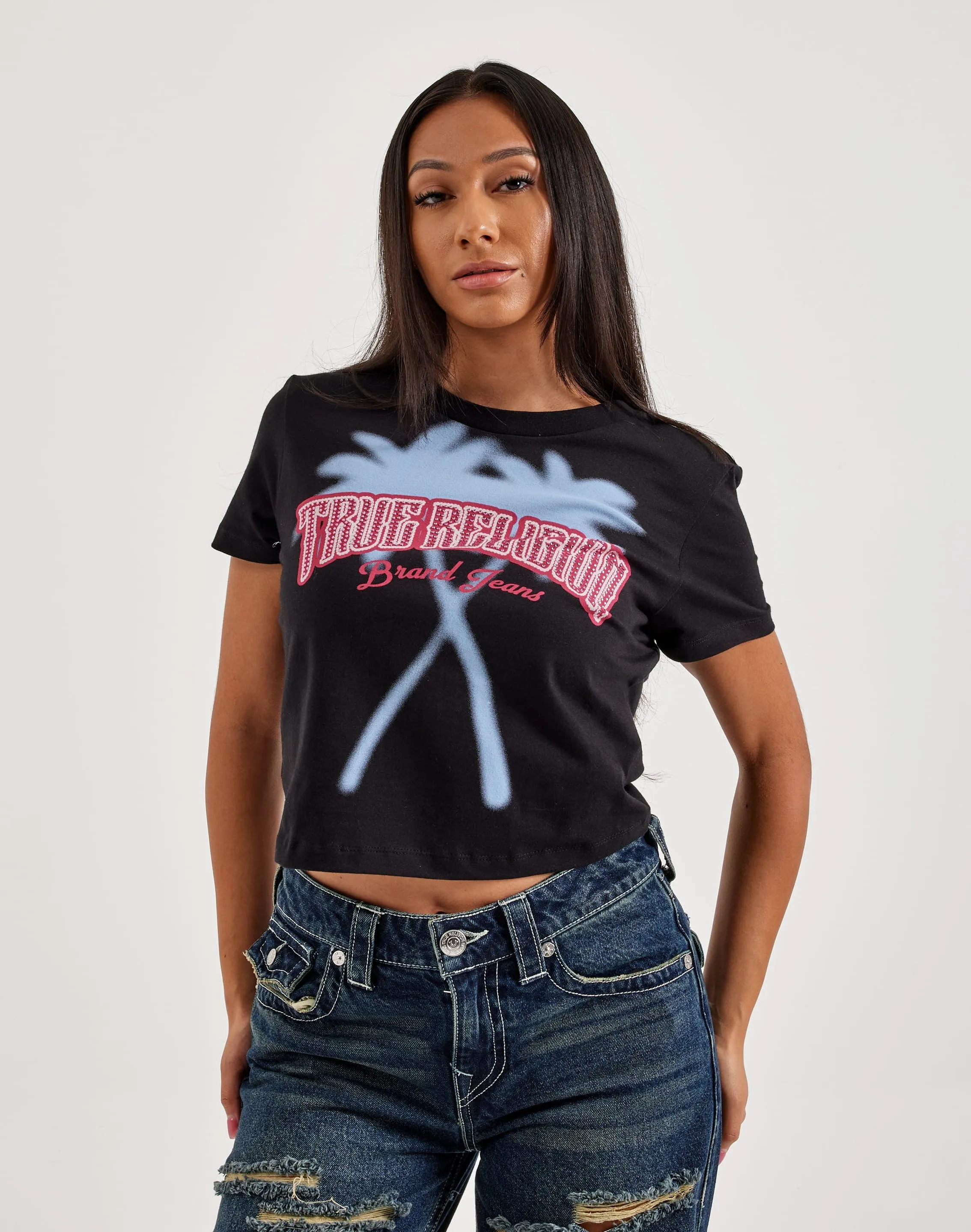 EcoFriendly Textiles True Religion Palm Tree Tee