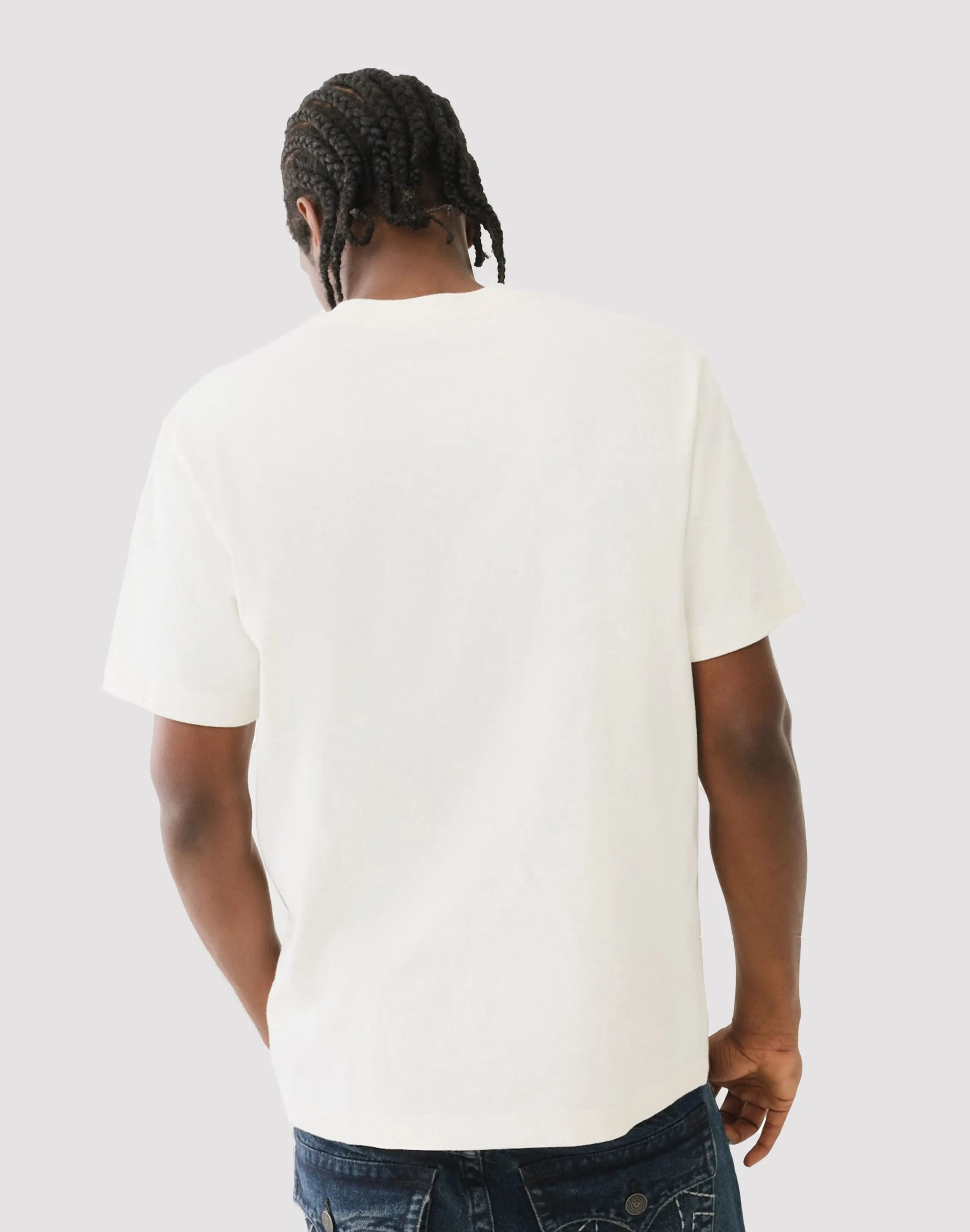ConvertibleStyle True Religion Photoreal Winter White Tee