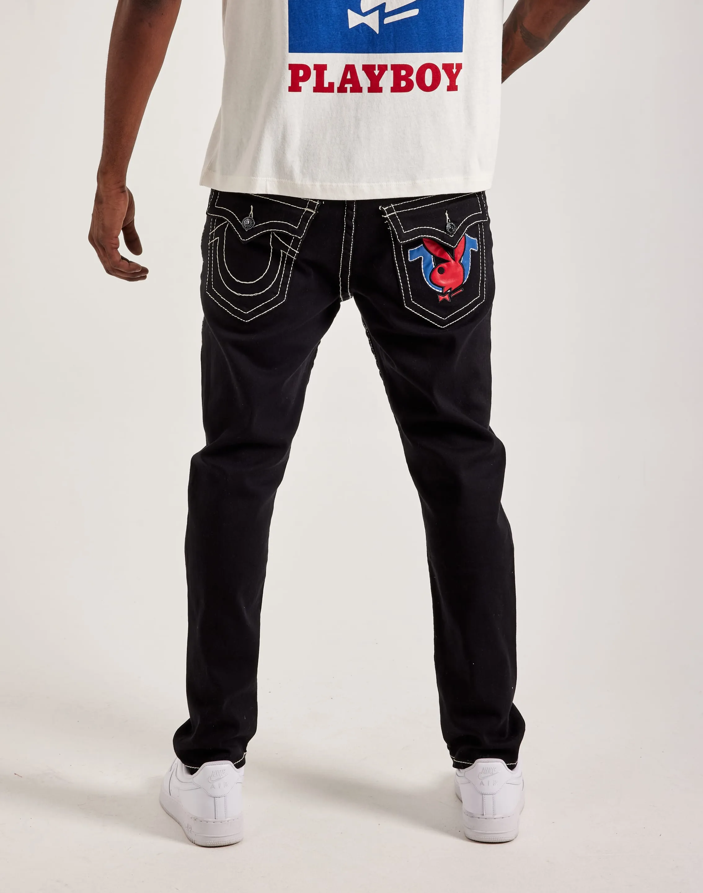 True Religion Playboy Big T Rocco Jeans NoSlipWaistband Sport Ease