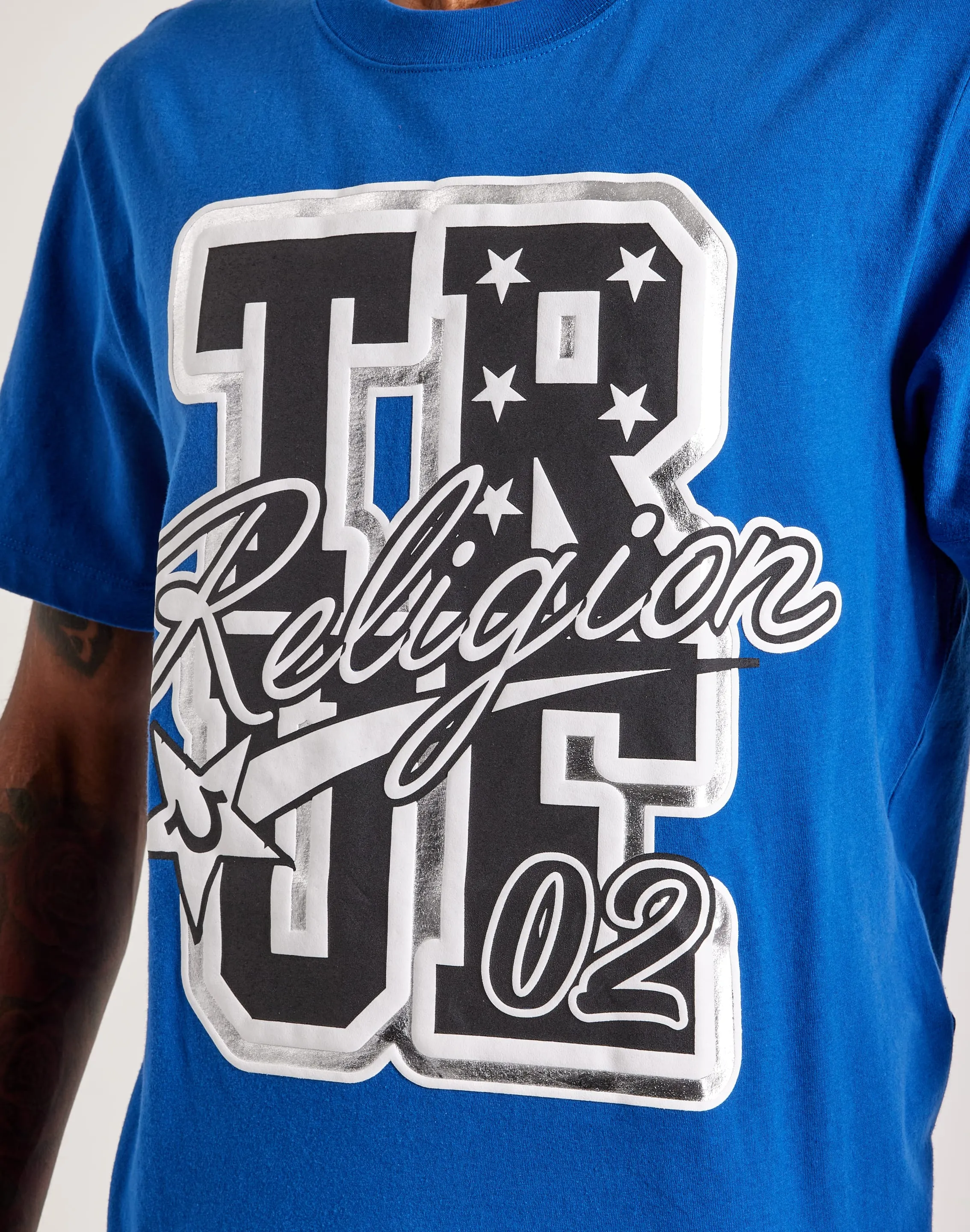 True Religion Retro Foil Tee Joy Ease