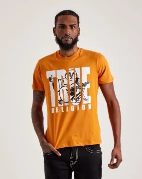 True Religion Shadow Buddha Tee Bead Soul Team Edge