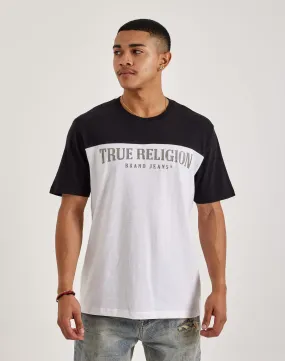 Skin Hug QuickReleaseFastener True Religion Two-Toned Tee