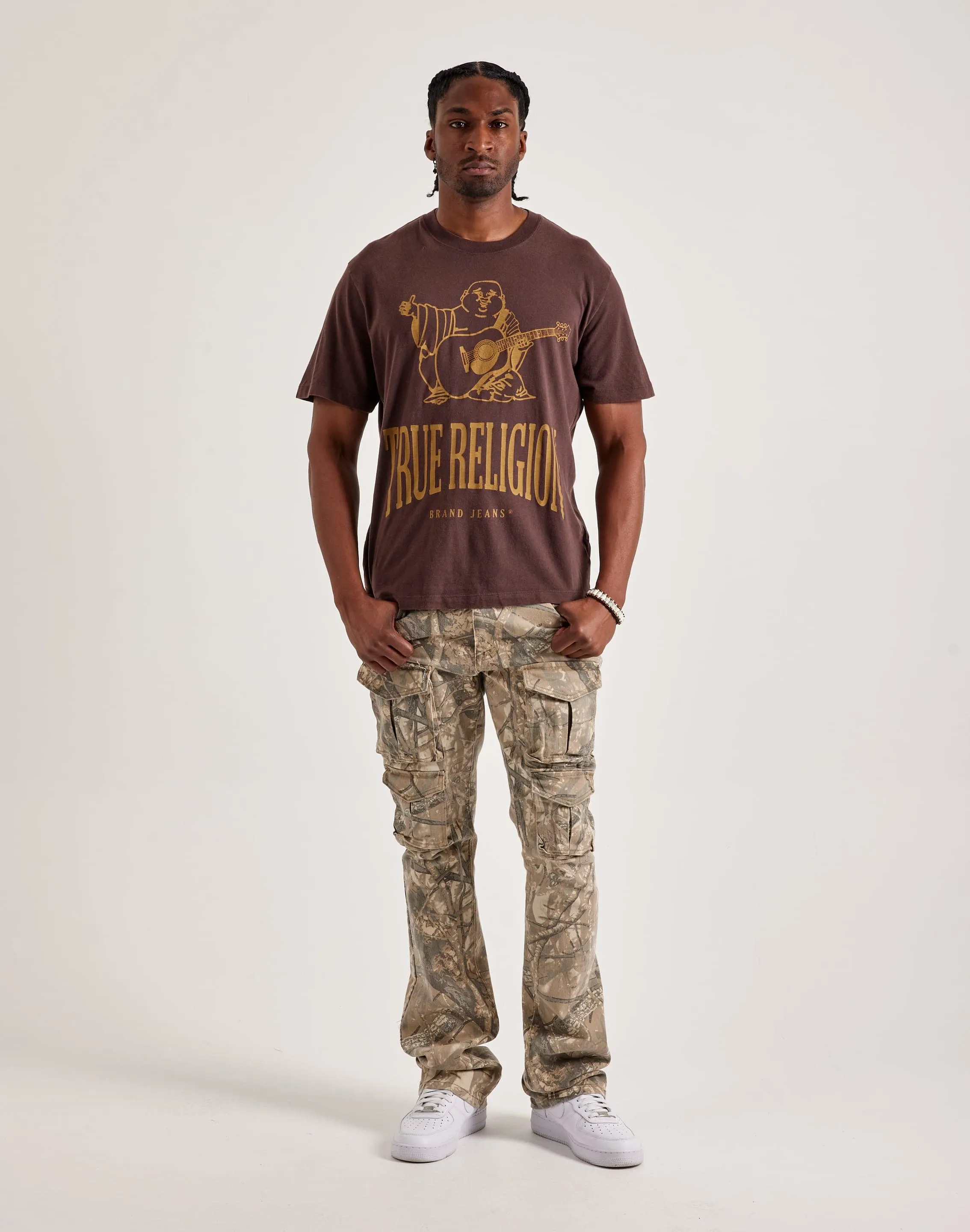 Cool Edge ElasticBinding True Religion Vintage Buddha Tee