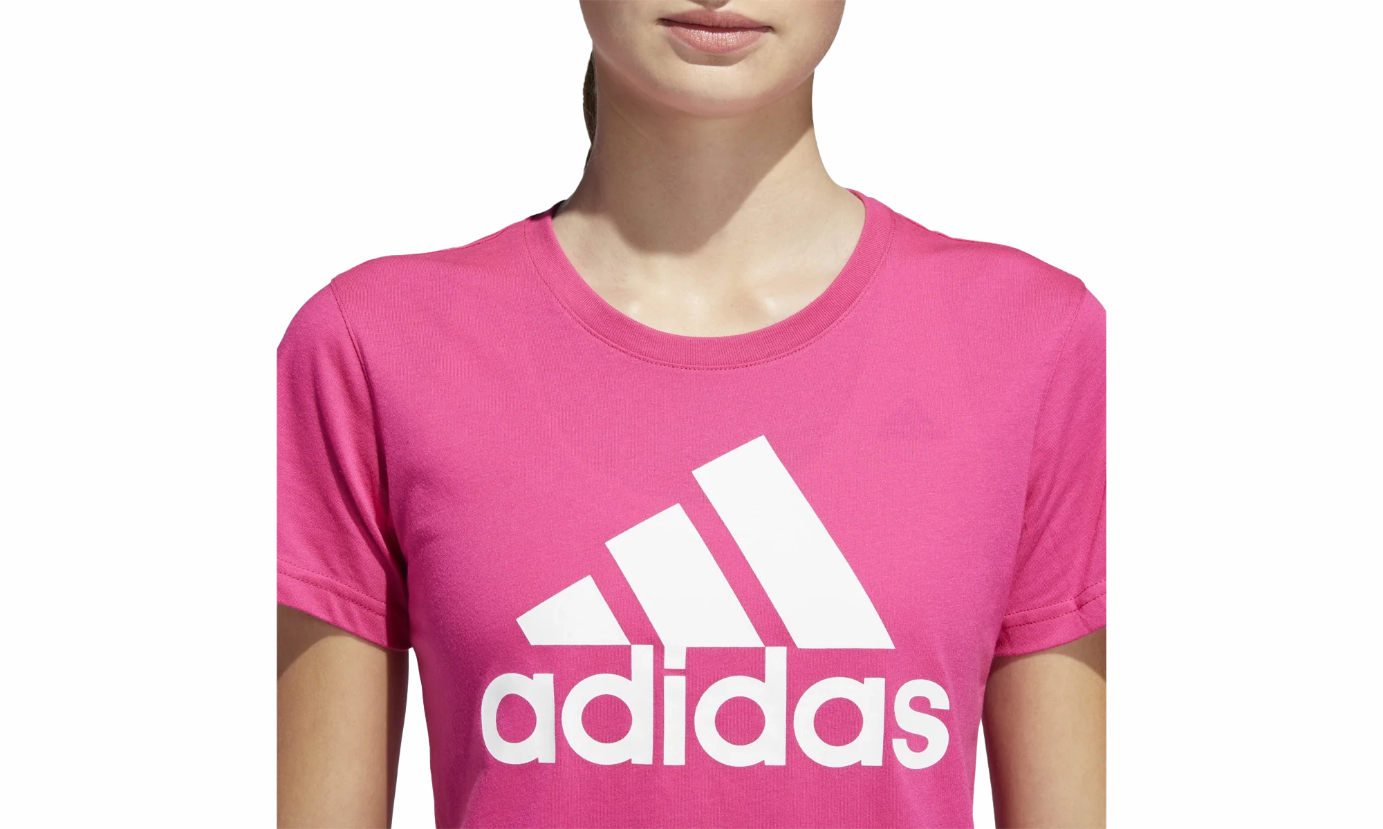 Badge Of Sport Classic Tee "Real Magenta" DoubleStitchedSeams Fast Fit