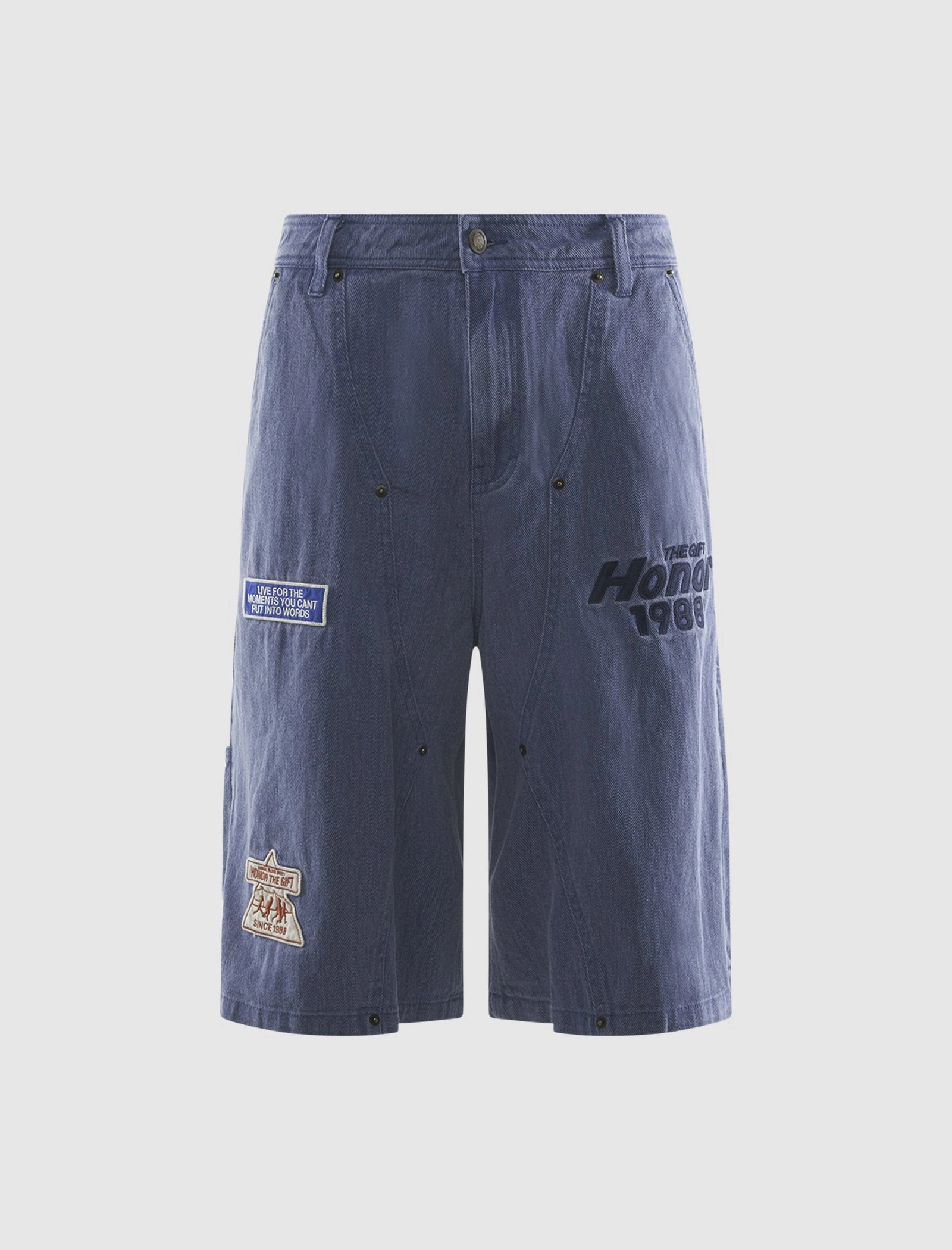 Wrinkle Resistant ReflectiveAccentDetails TWILL CARPENTER SHORT
