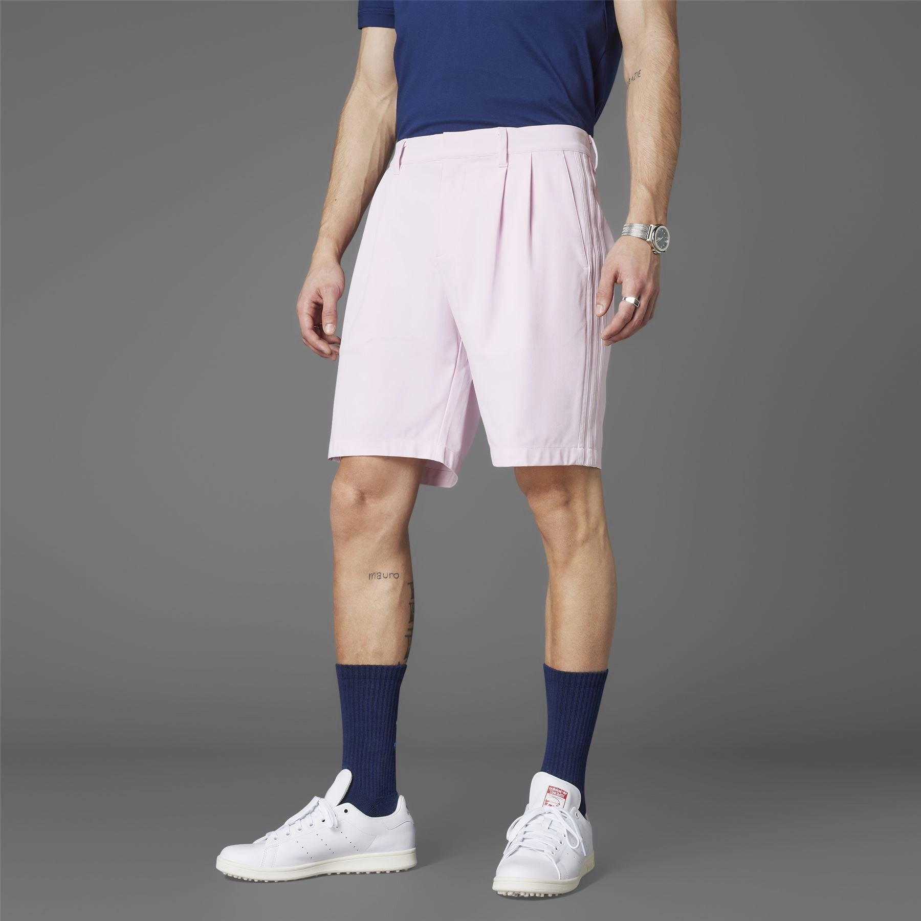 Twistknit Pleated Shorts Clear Pink Style Choice