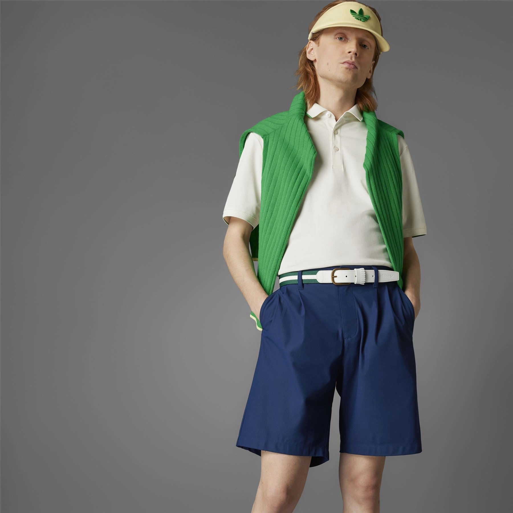 hat Twistknit Pleated Shorts Night Indigo